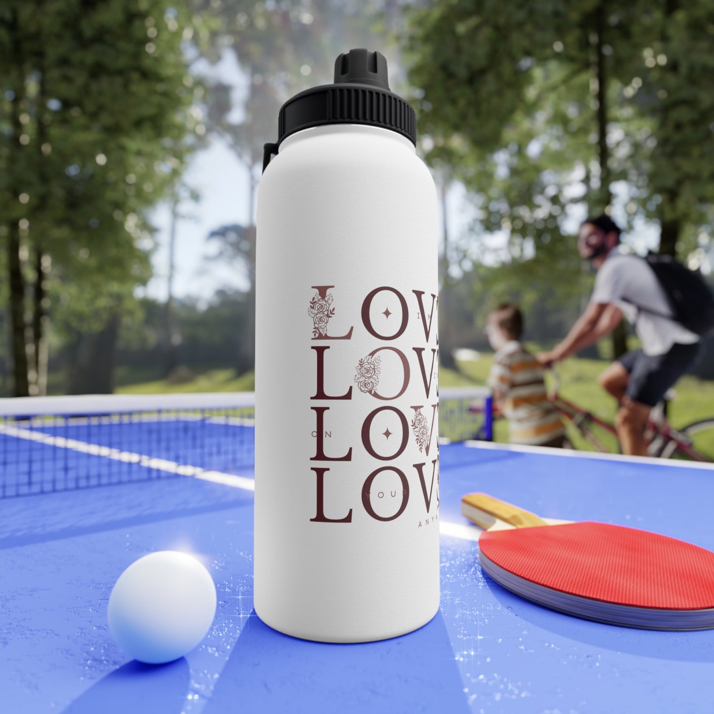 LOYL Steel Water Bottle with Sports Lid | Perfect for Hydration, Fitness, Gym, Outdoors, Travel, Gift Ideas