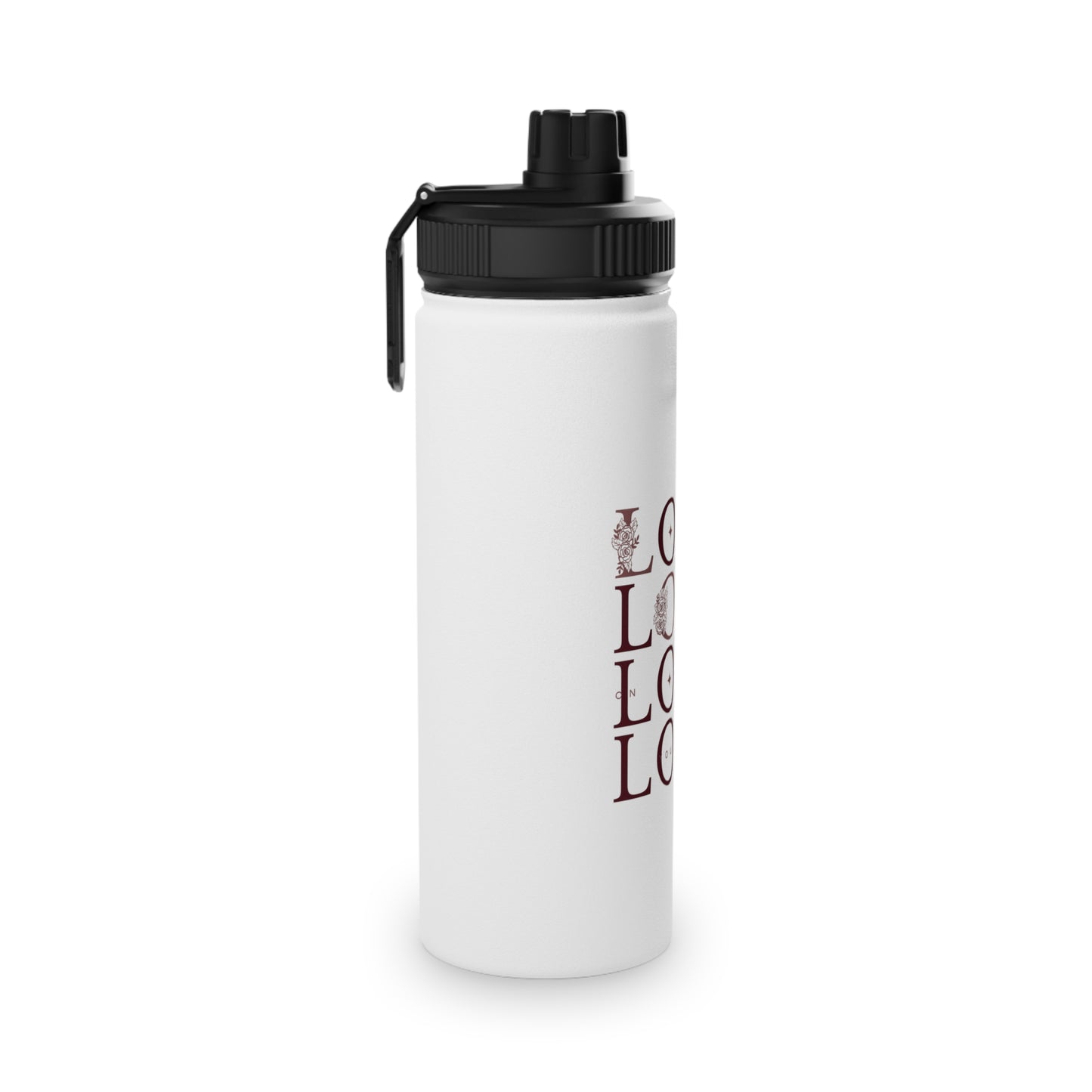 LOYL Steel Water Bottle with Sports Lid | Perfect for Hydration, Fitness, Gym, Outdoors, Travel, Gift Ideas