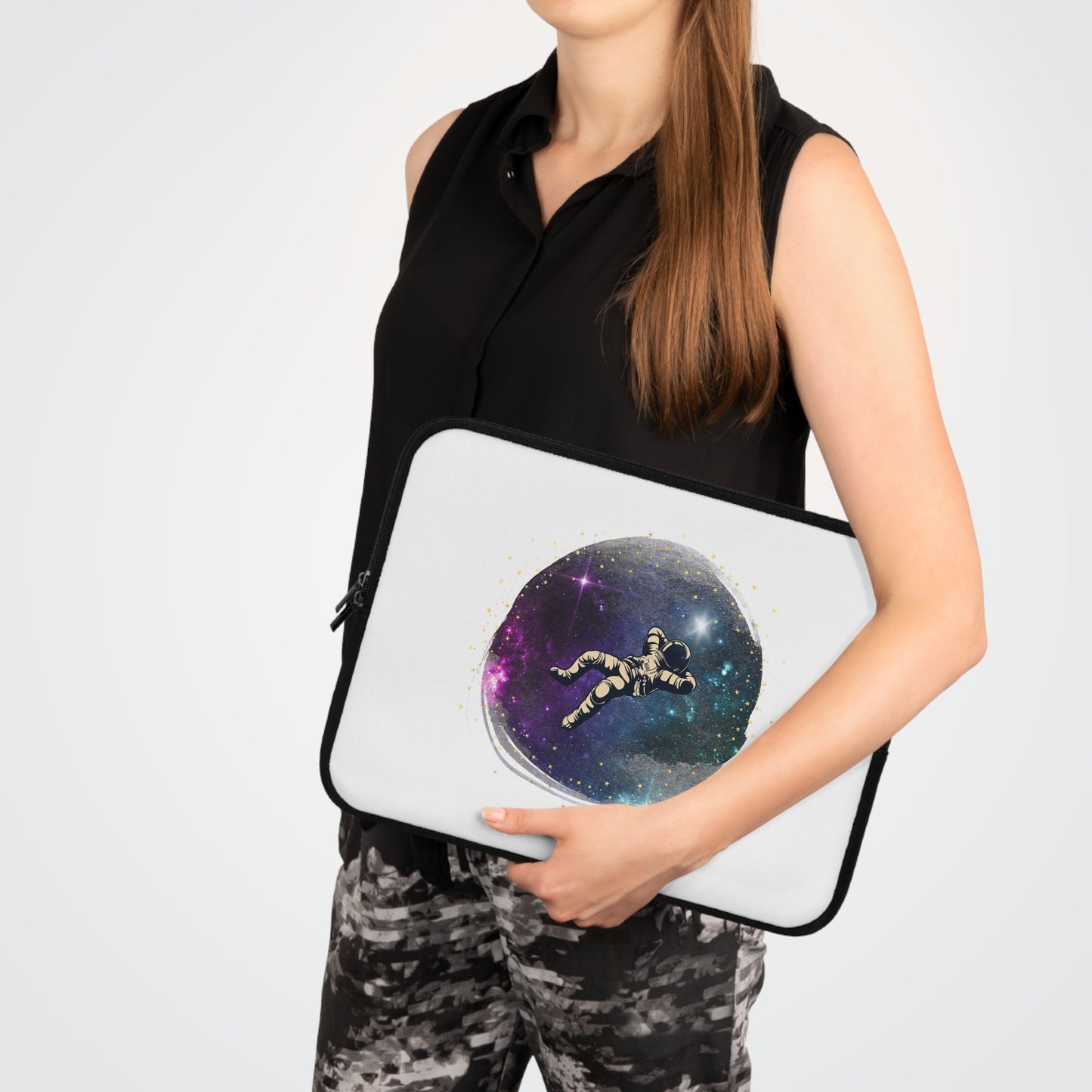 Floating Astronaut L.O.Y.L. Laptop Sleeve