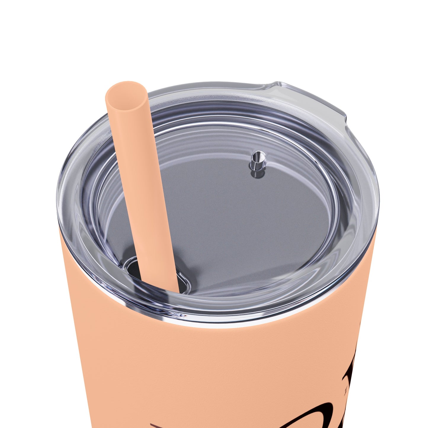 LOYL Skinny Tumbler with Straw, 20oz