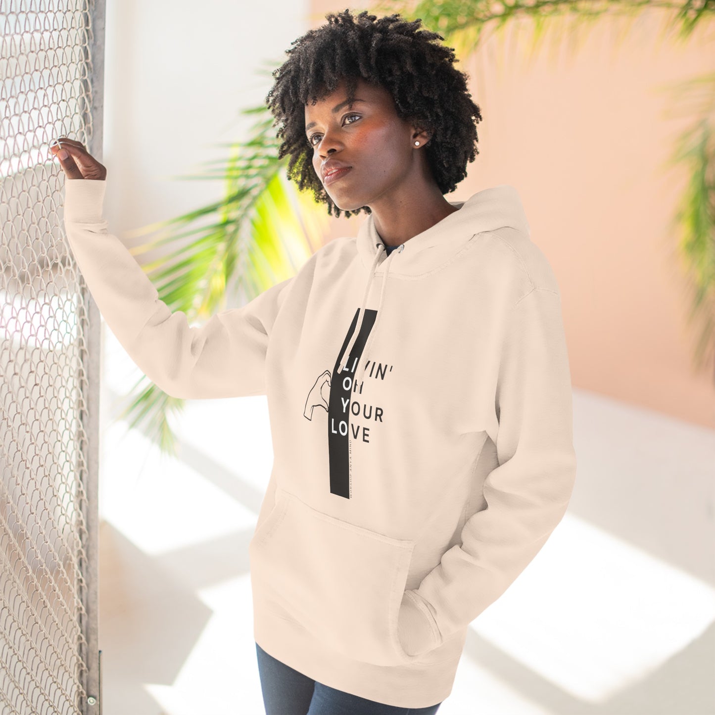 LOYL Three-Panel Fleece Hoodie