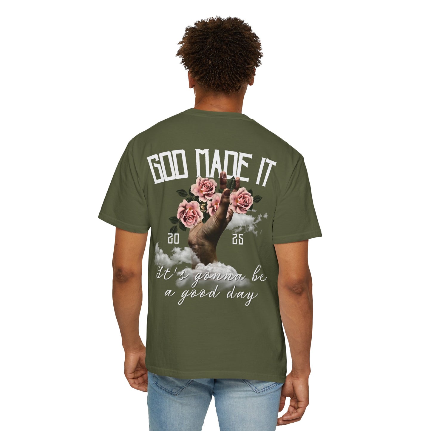 God Made It Inspirational Floral T-Shirt