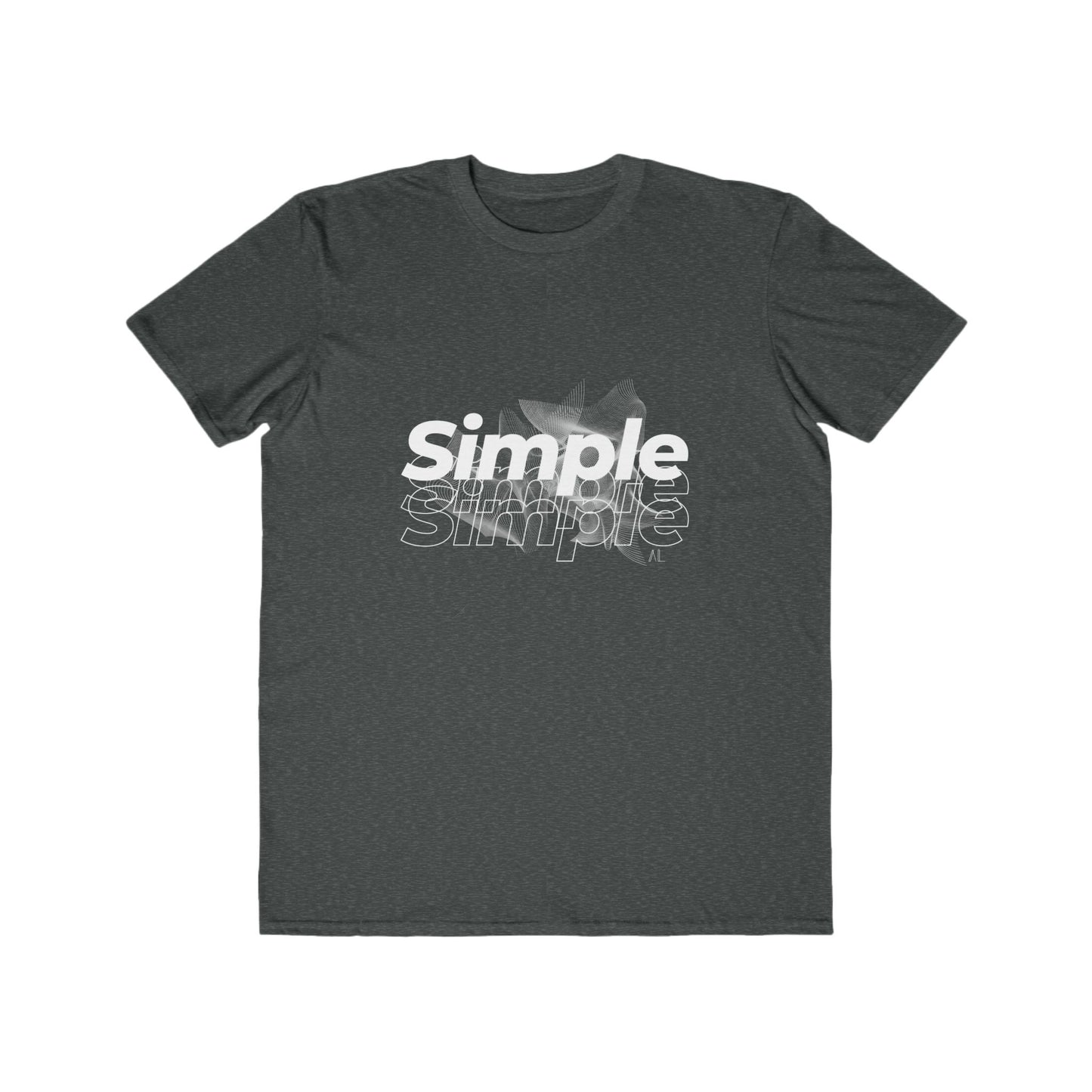 Men's Lightweight Fashion Tee - 'Simple' Graphic Tee for Casual Style