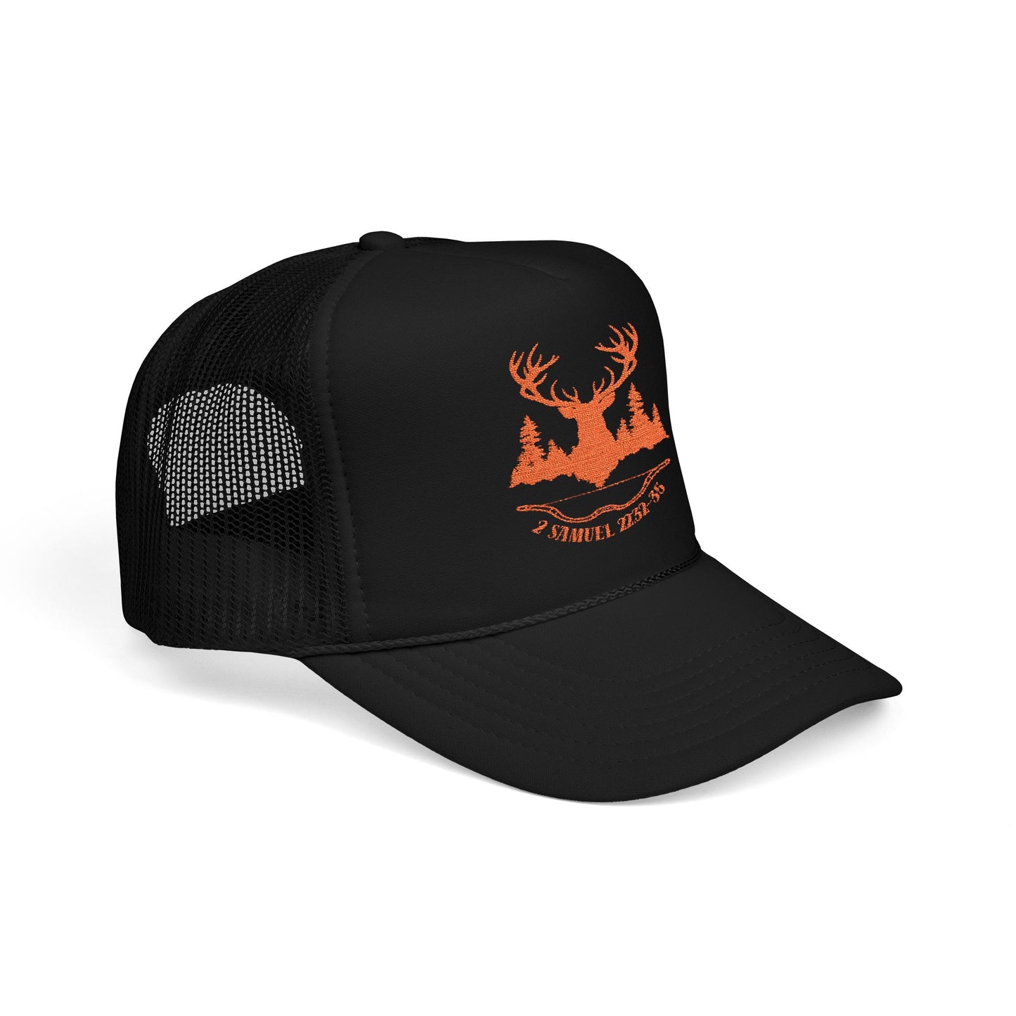 2 Samuel 22:32-35 Foam Trucker Hat (Dark)