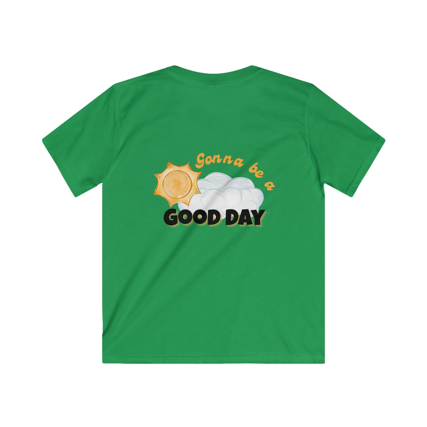 God Made It Kids Tee, Sun and Cloud Design