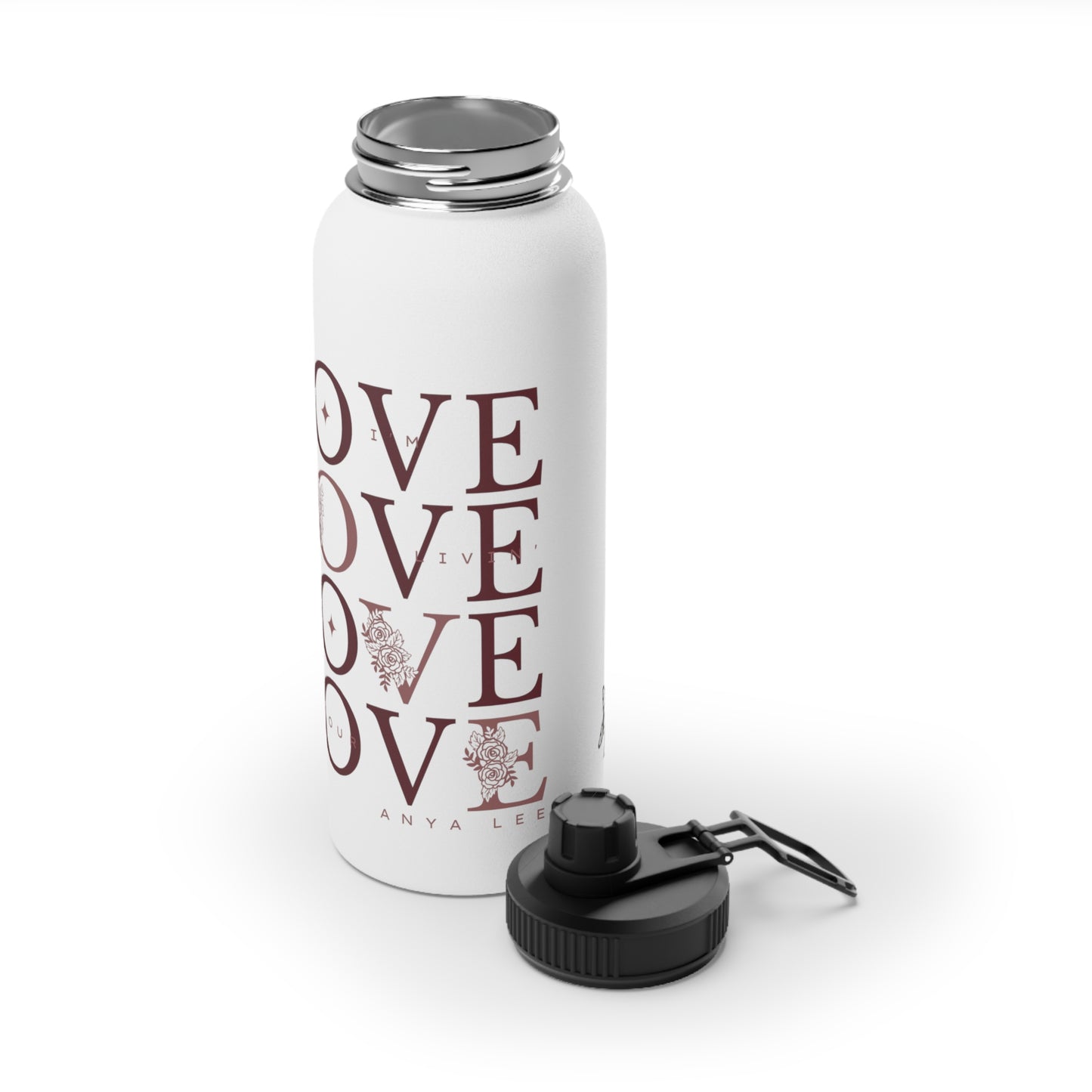 LOYL Love Stainless Steel Water Bottle