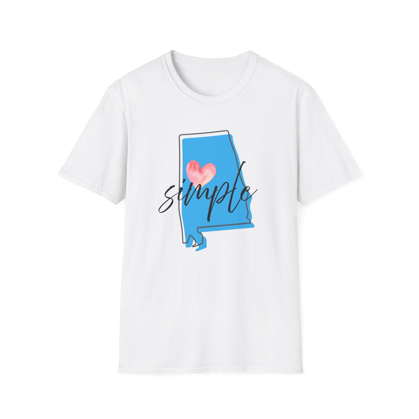 Simple, Alabama Love, Softstyle T-Shirt