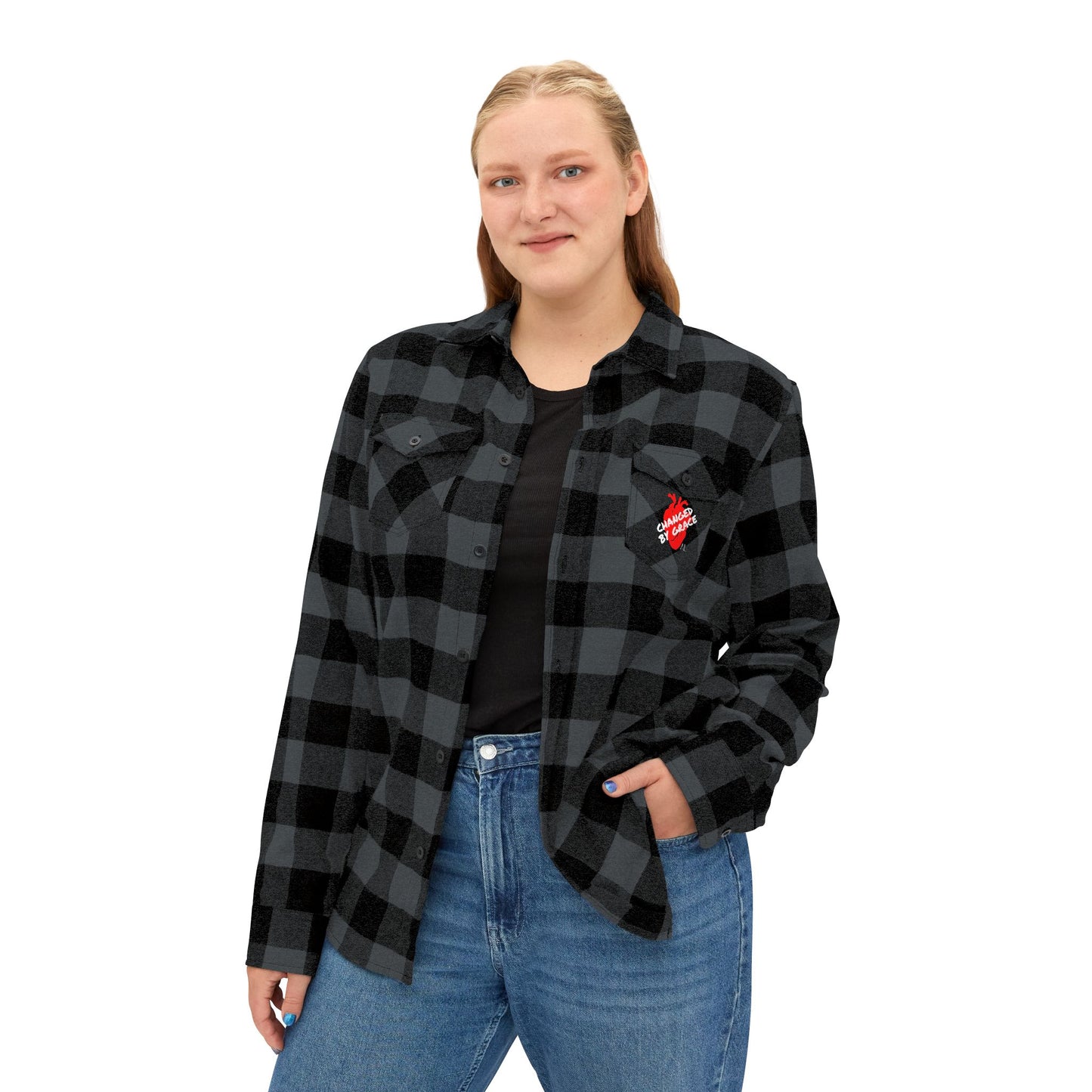 Unisex Flannel Shirt - Changed By Grace