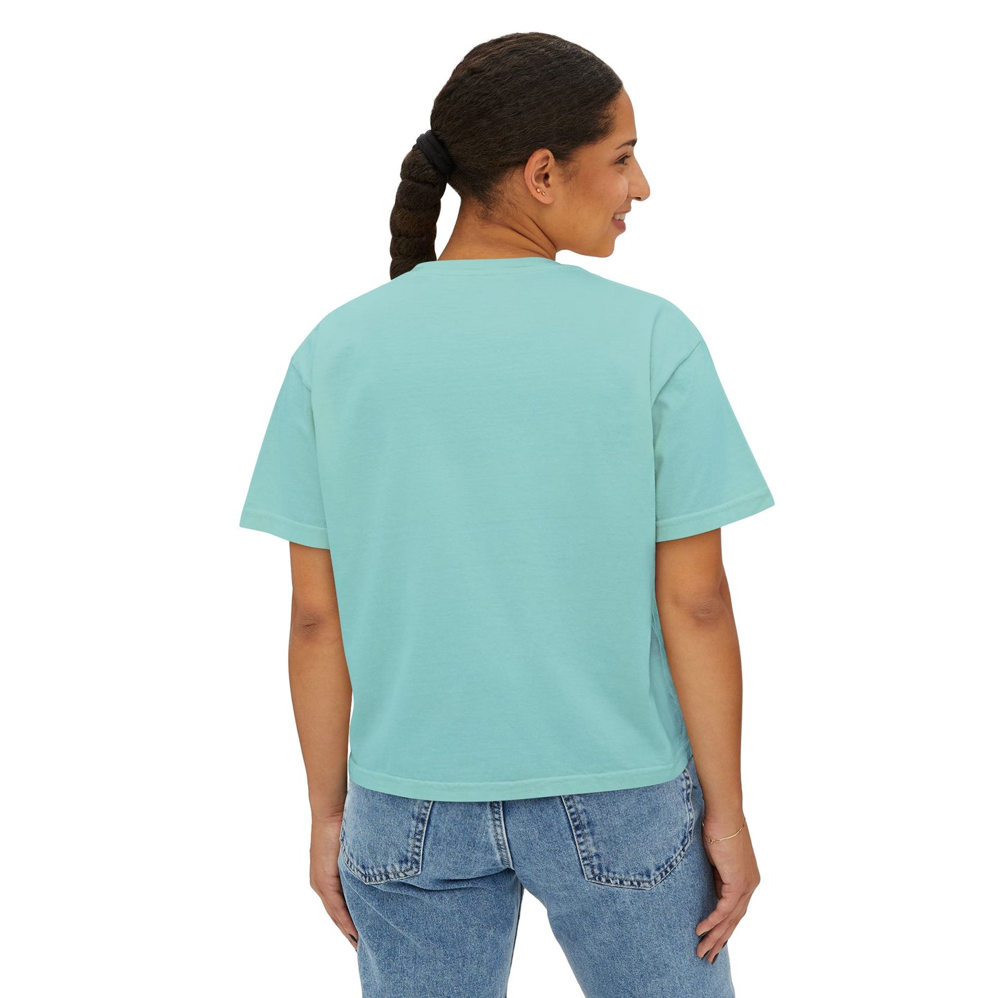 Women's Simple Boxy Tee (pastels)