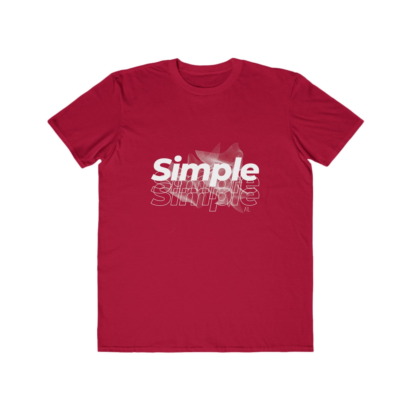 Men's Lightweight Fashion Tee - 'Simple' Graphic Tee for Casual Style