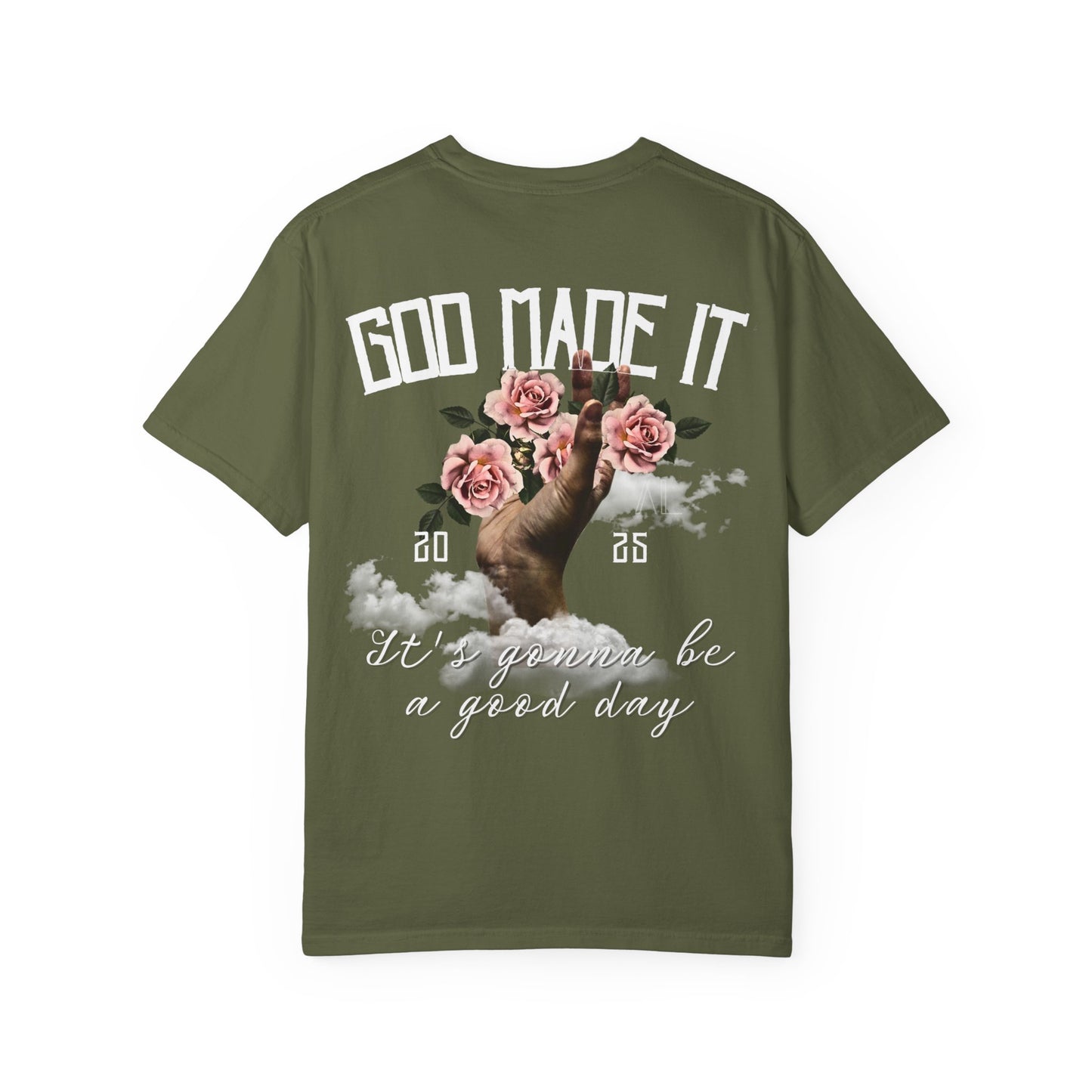 God Made It Inspirational Floral T-Shirt