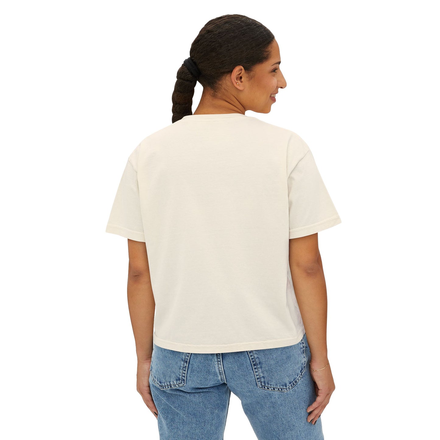 Women's Boxy Simple Tee (light)