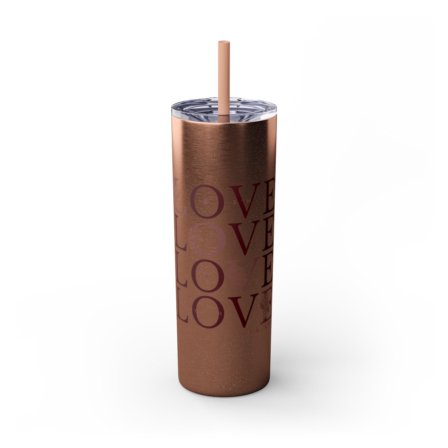 LOYL Skinny Tumbler with Straw, 20oz