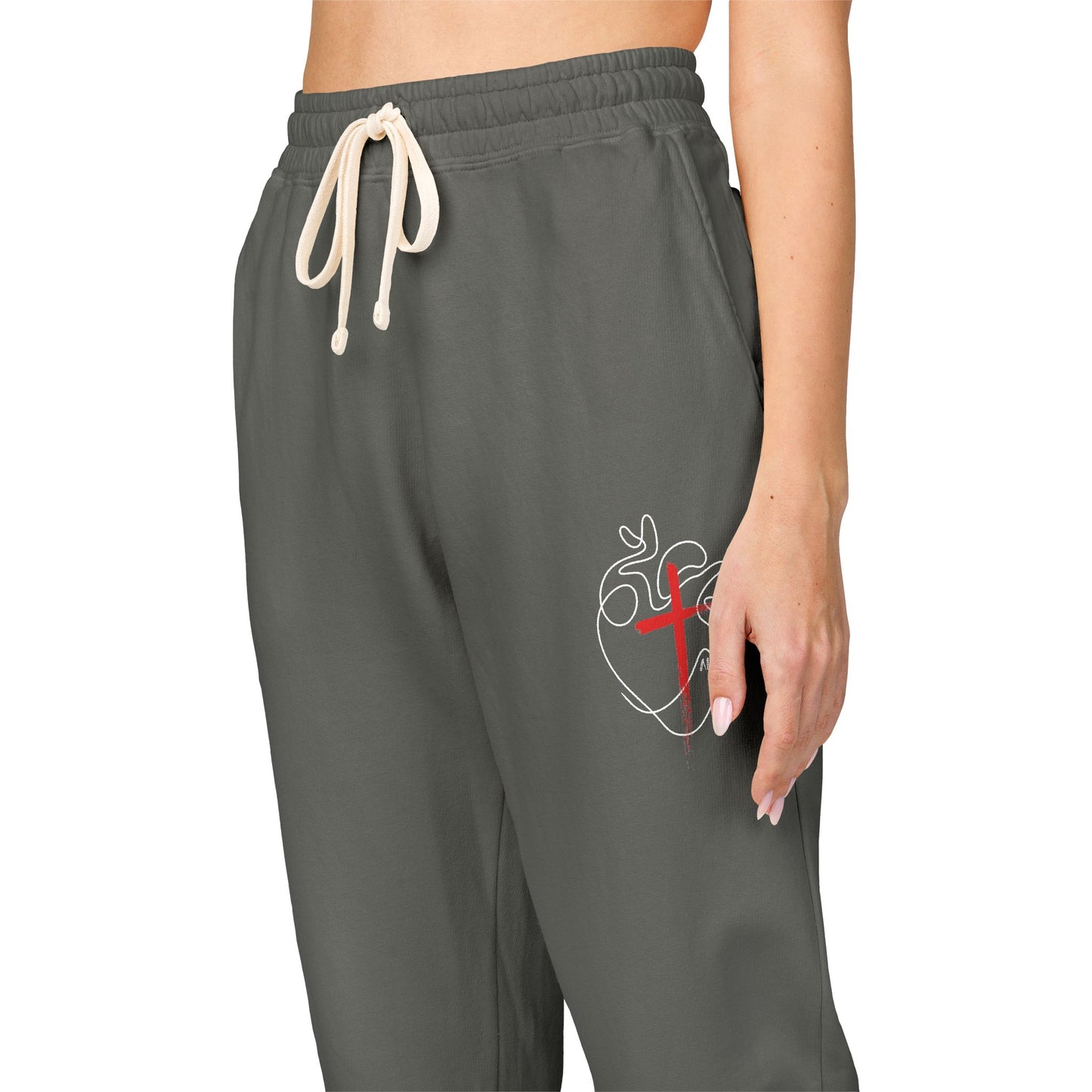 Changed By Grace Cozy Graphic Sweatpants, Comfortable Joggers
