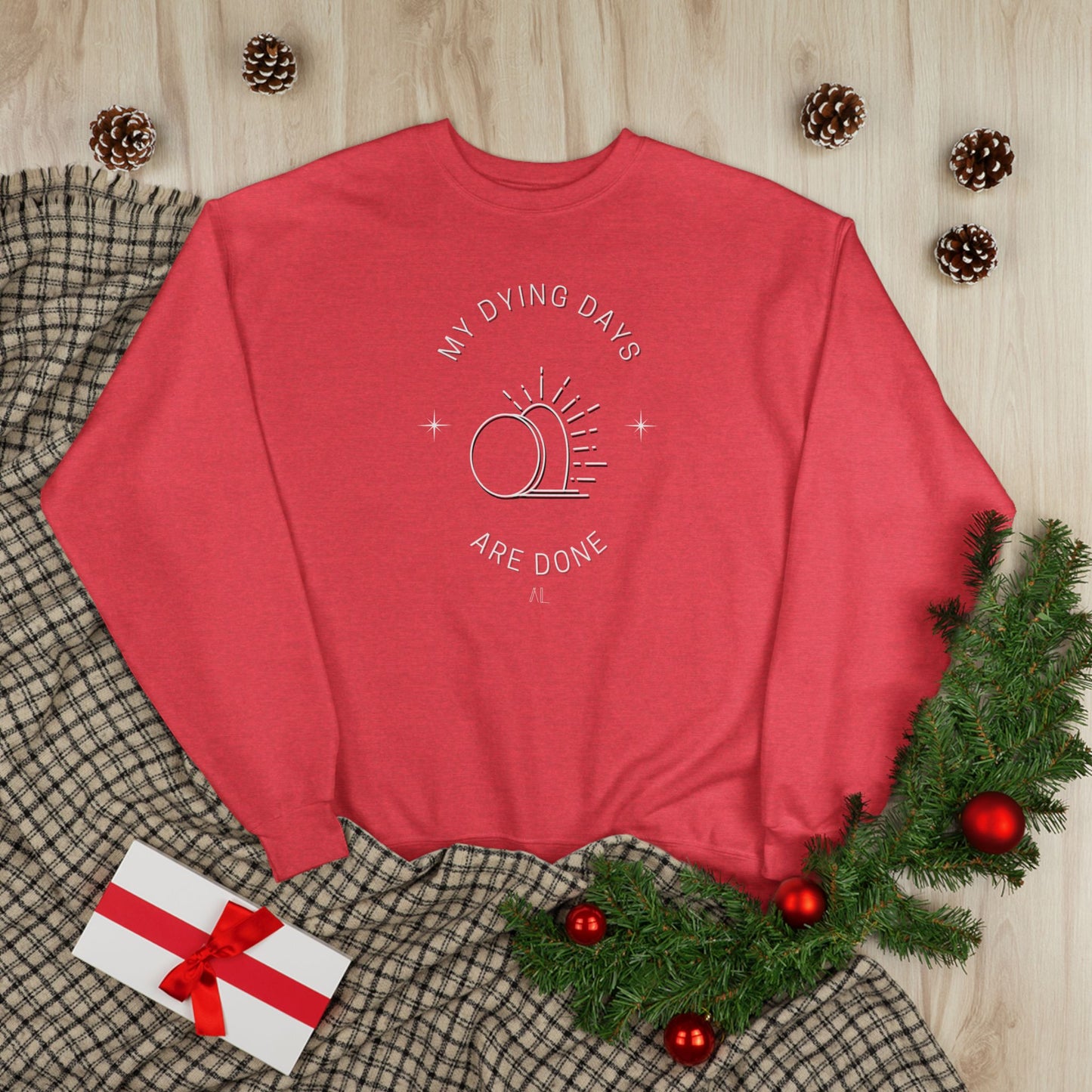 LOYL Dying Days Unisex Crewneck Sweatshirt (light print)