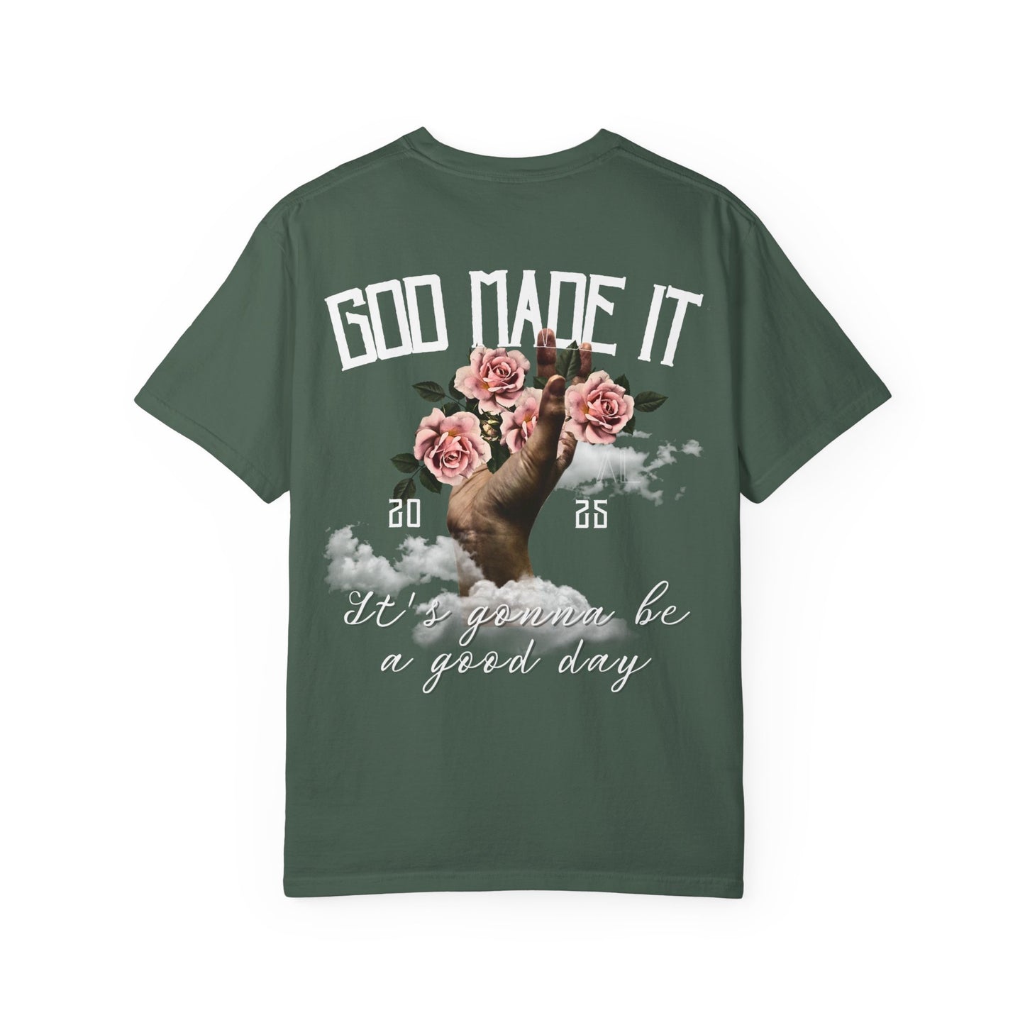 God Made It Inspirational Floral T-Shirt