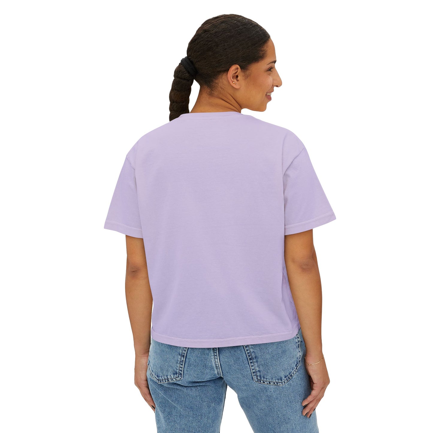 Women's Simple Boxy Tee (pastels)