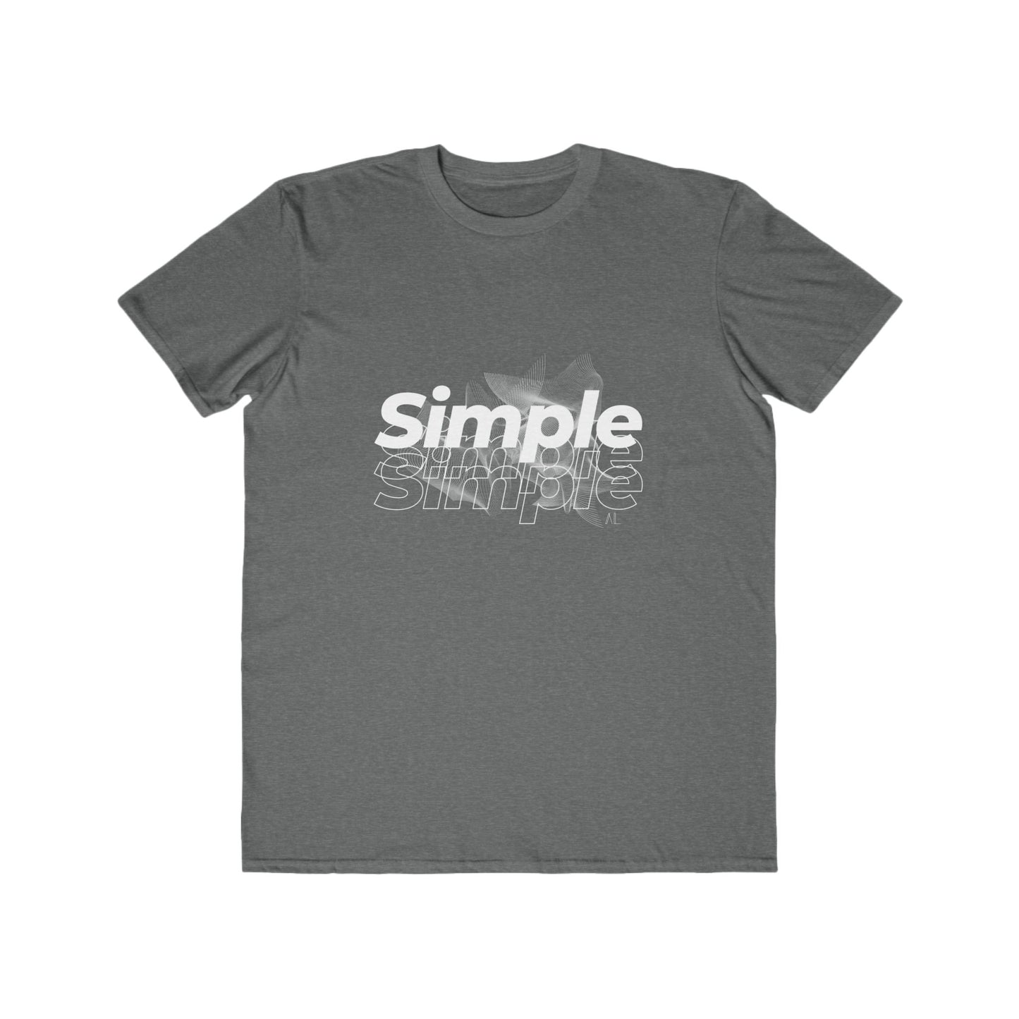 Men's Lightweight Fashion Tee - 'Simple' Graphic Tee for Casual Style