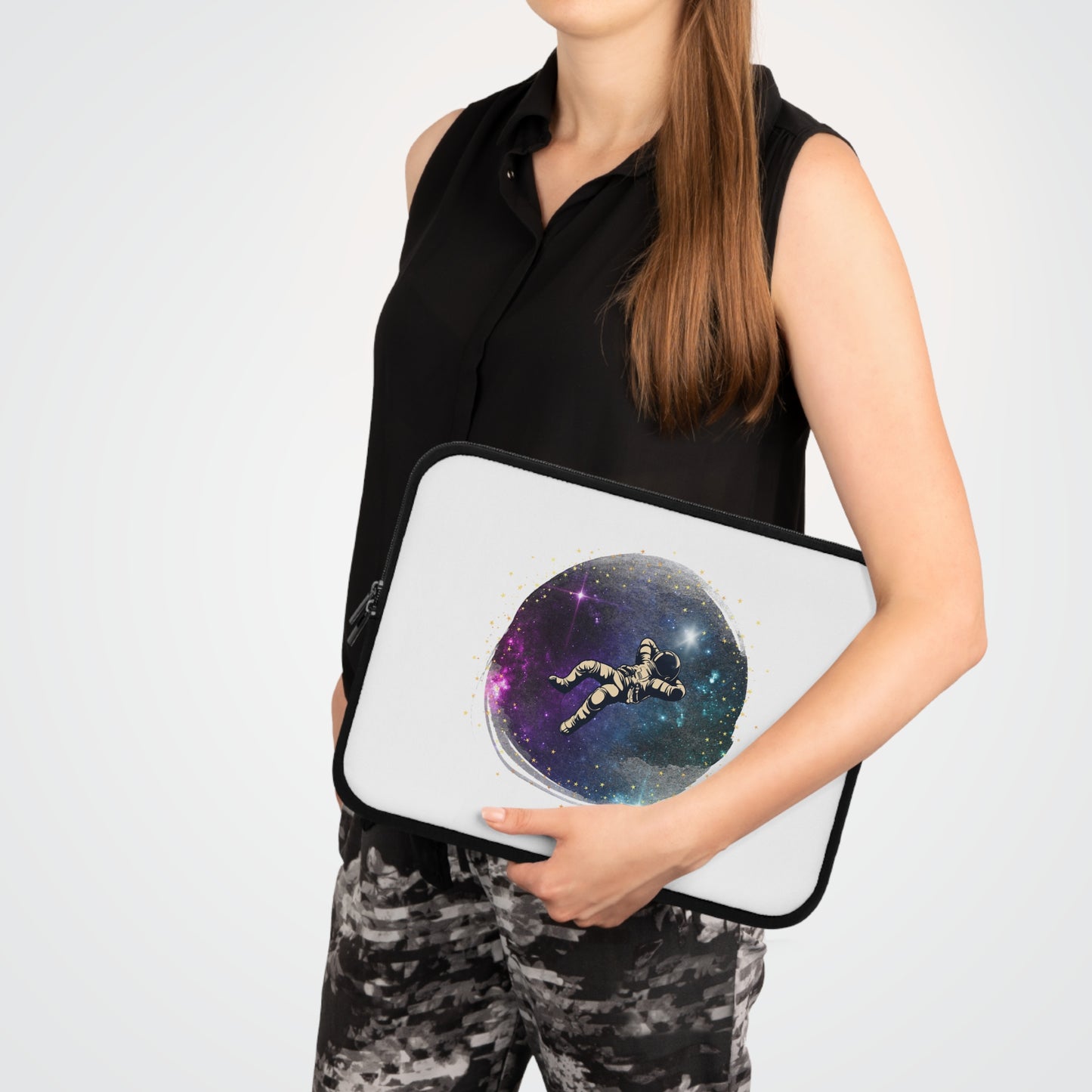 Floating Astronaut L.O.Y.L. Laptop Sleeve