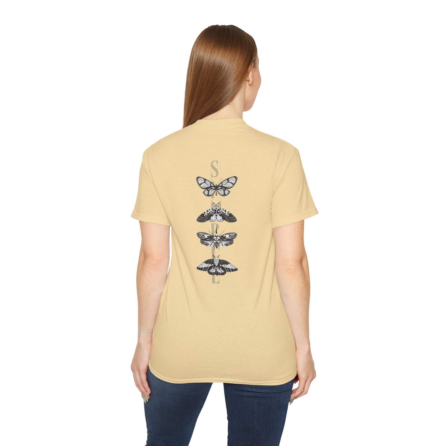 Simple Butterfly Graphic Unisex Ultra Cotton Tee