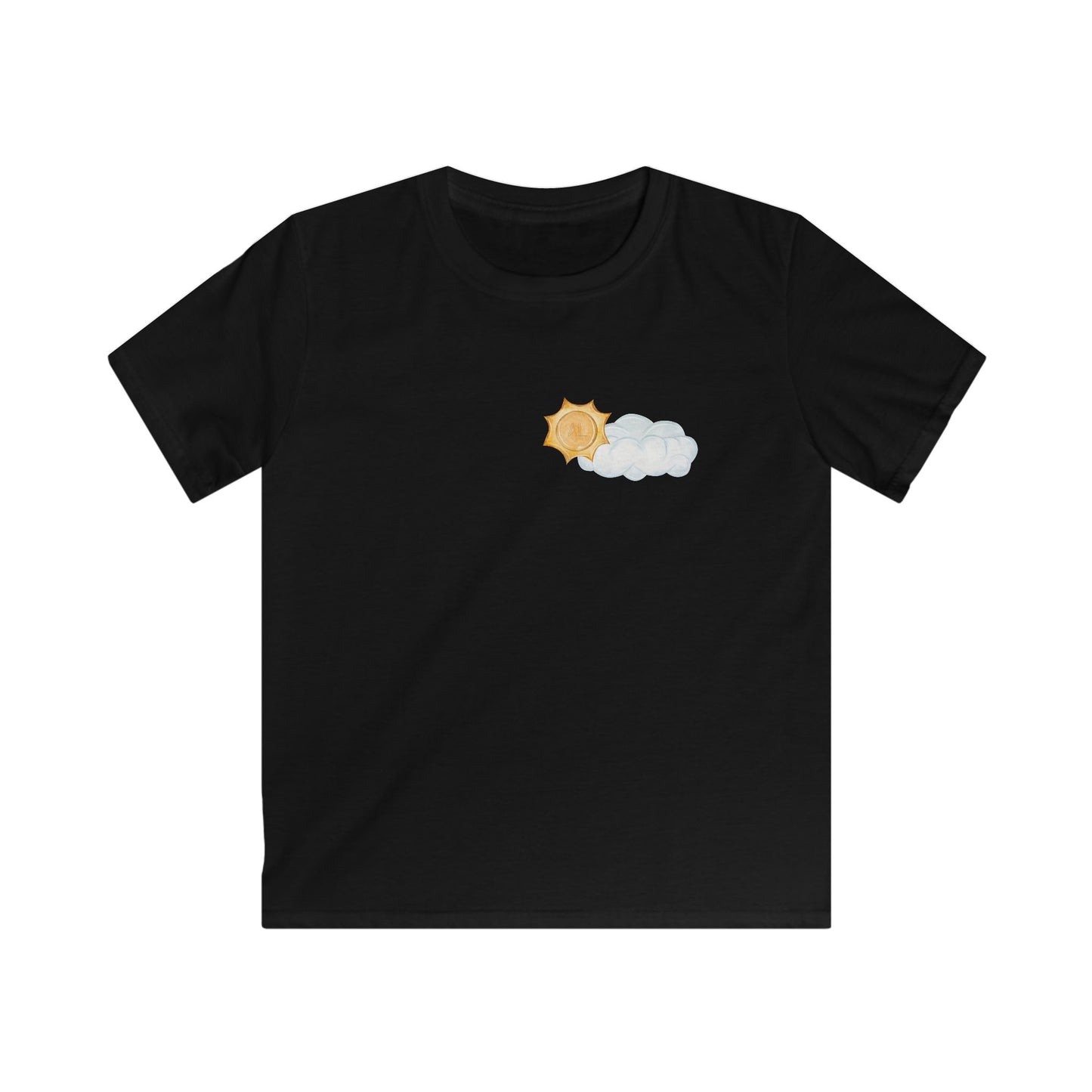 God Made It Kids Tee, Sun and Cloud Design