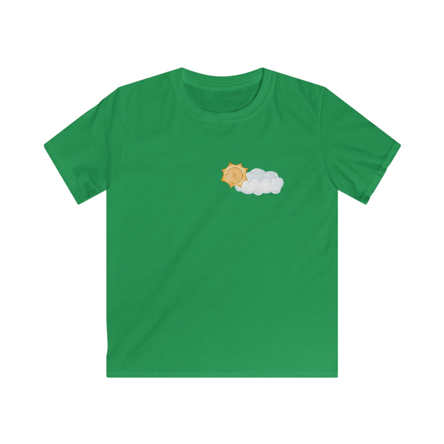 God Made It Kids Tee, Sun and Cloud Design