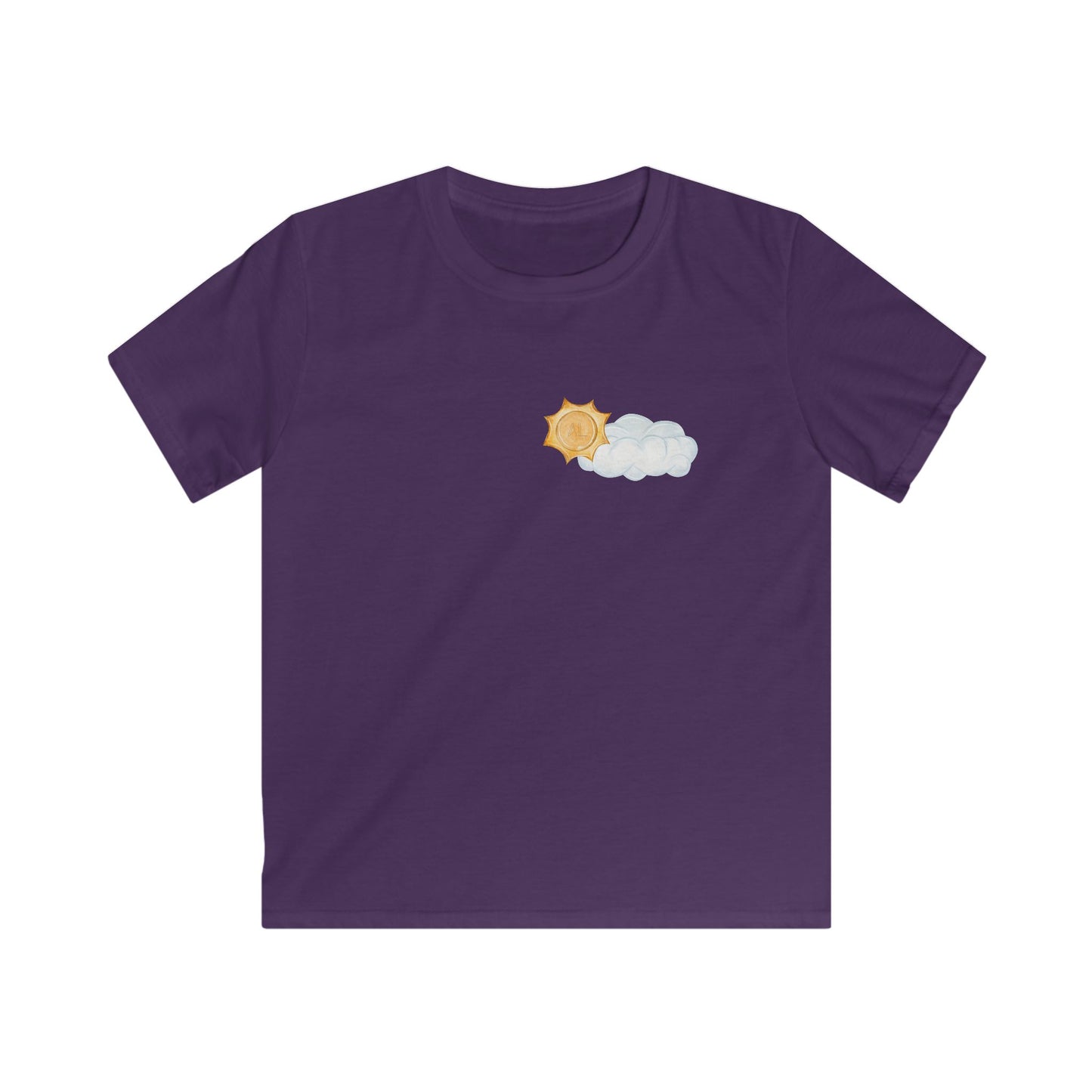 God Made It Kids Tee, Sun and Cloud Design