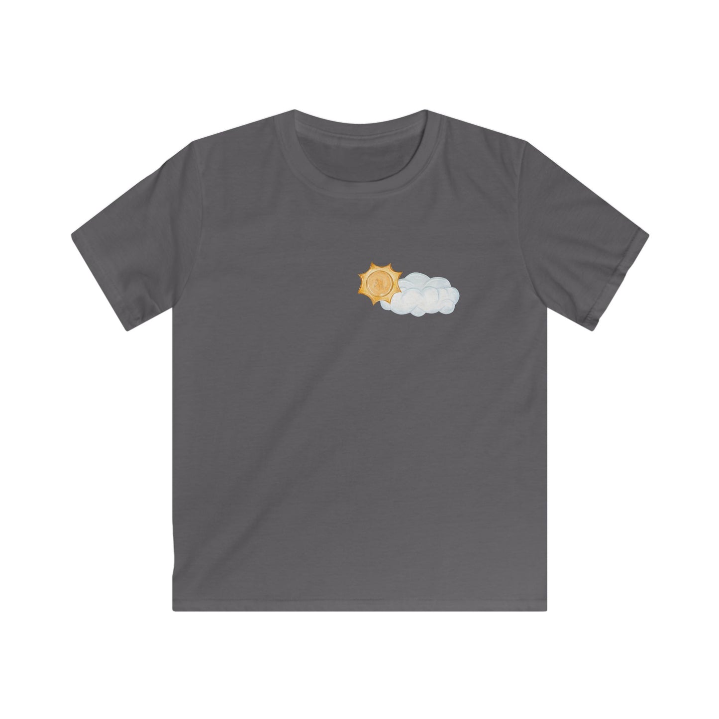 God Made It Kids Tee, Sun and Cloud Design