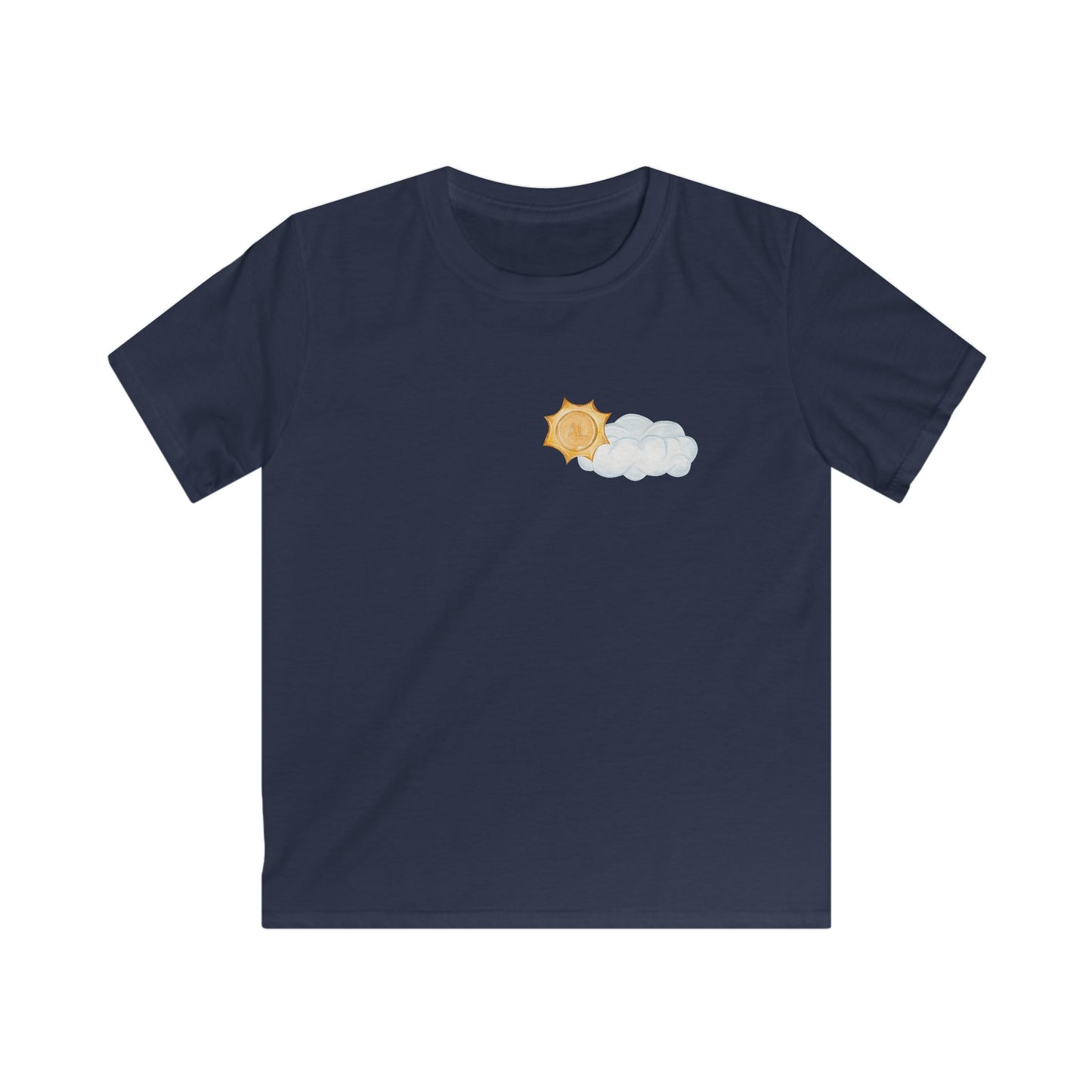 God Made It Kids Tee, Sun and Cloud Design