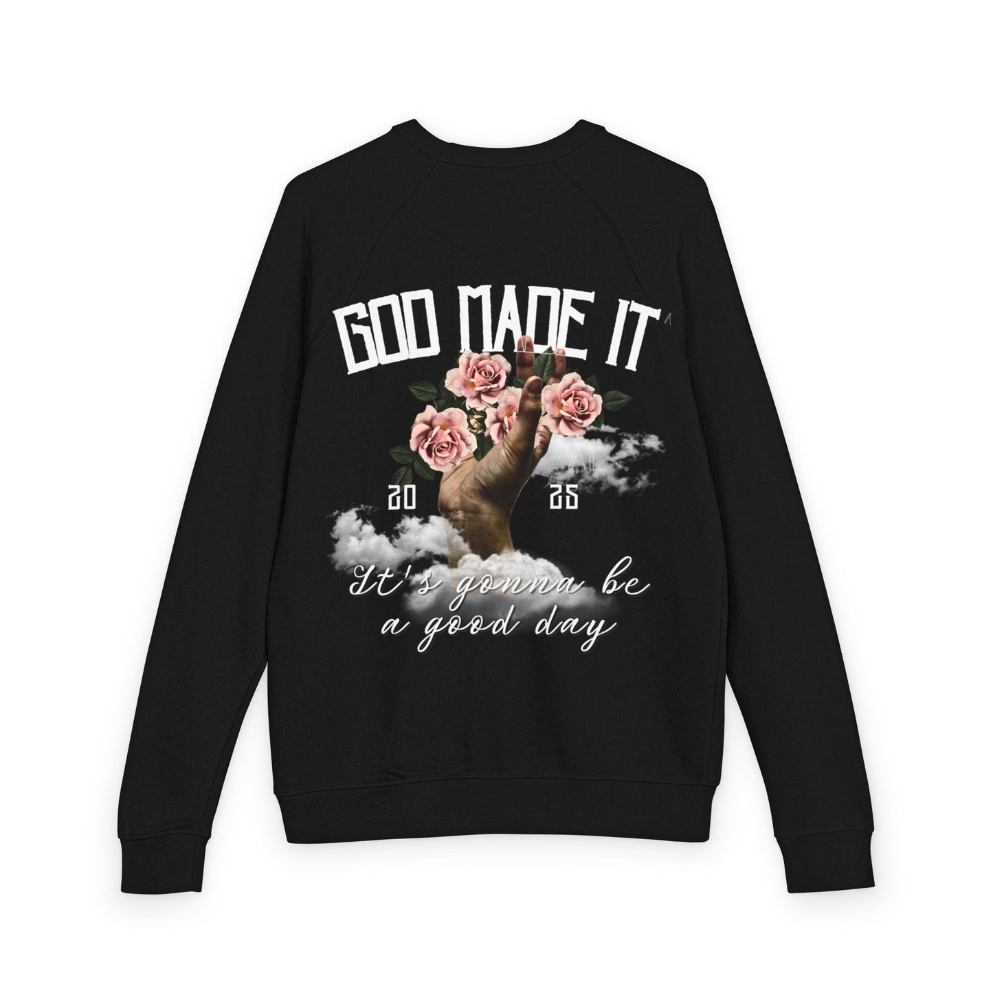 God Made It Floral Crewneck Sweatshirt, Cozy Unisex Pullover