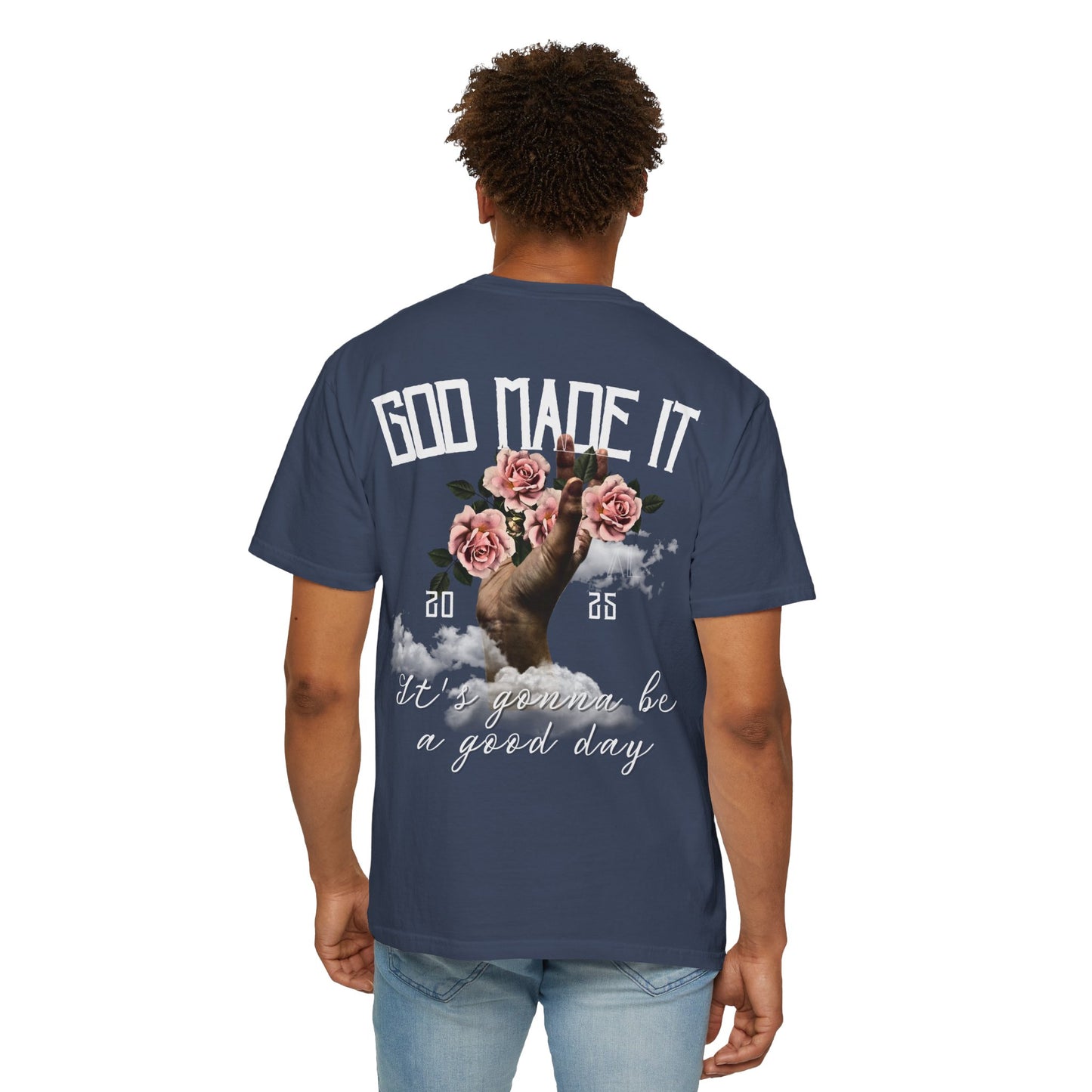 God Made It Inspirational Floral T-Shirt
