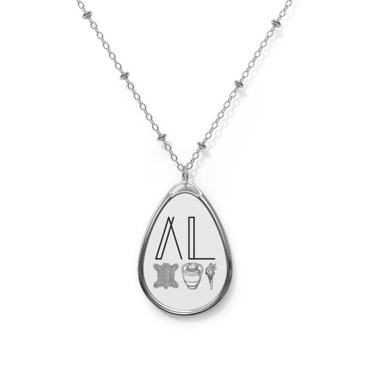 Anya Lee-Gion Oval Pendant Necklace