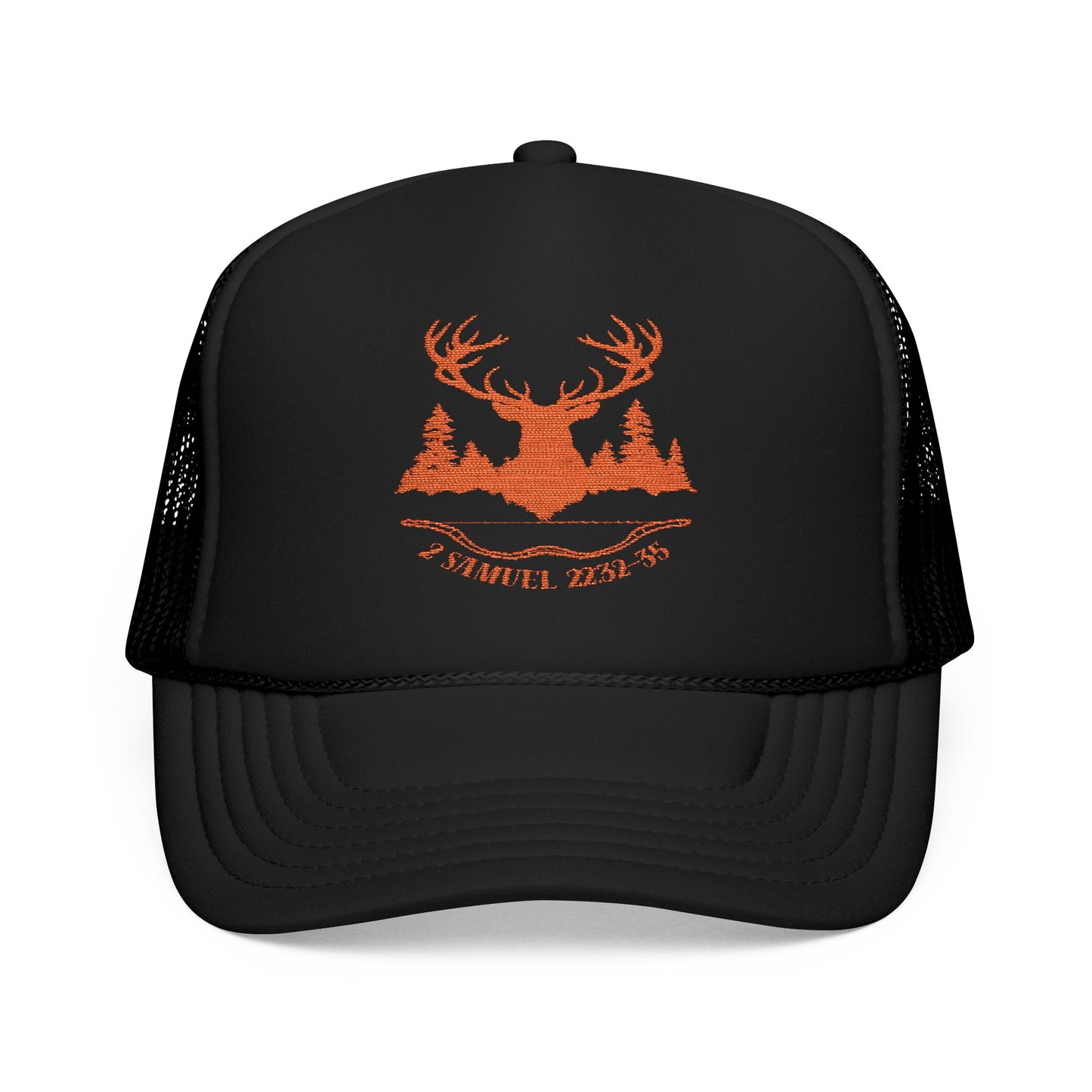 2 Samuel 22:32-35 Foam Trucker Hat (Dark)
