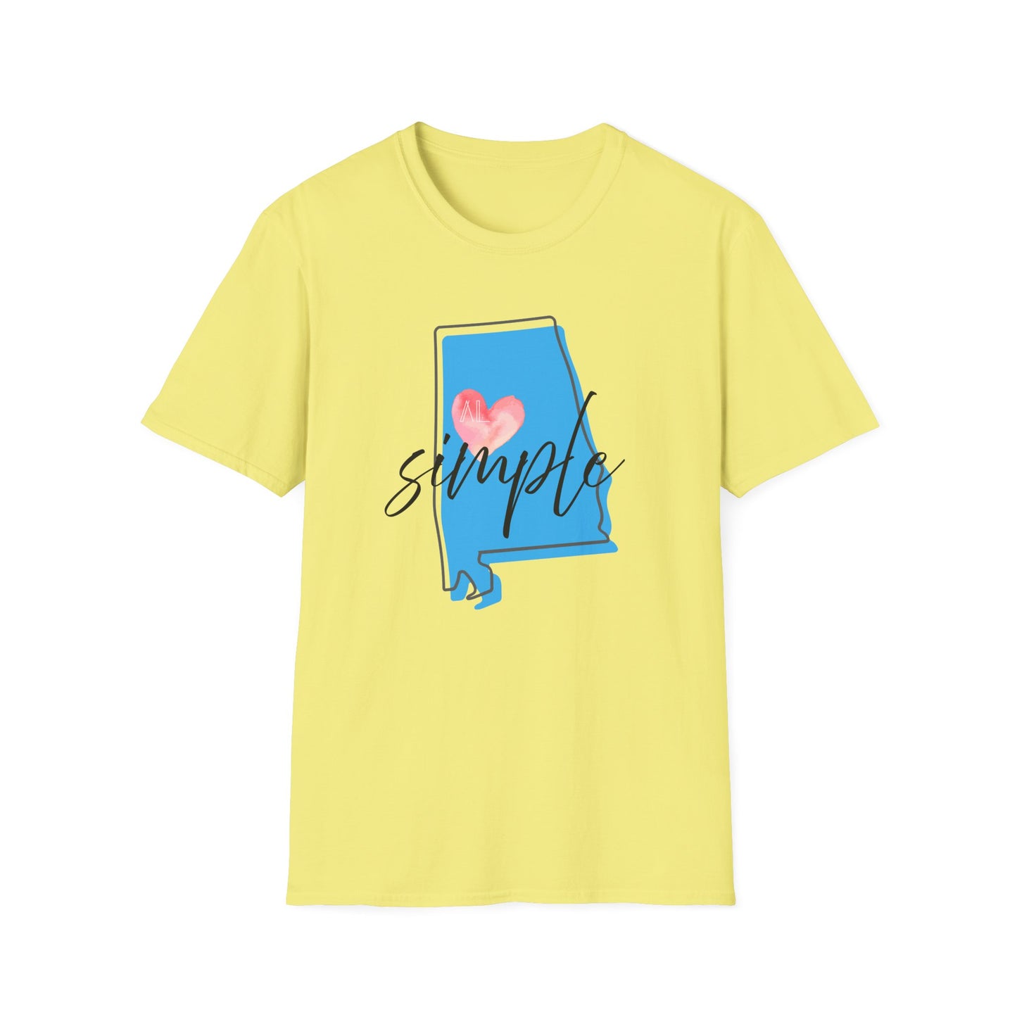 Simple, Alabama Love, Softstyle T-Shirt