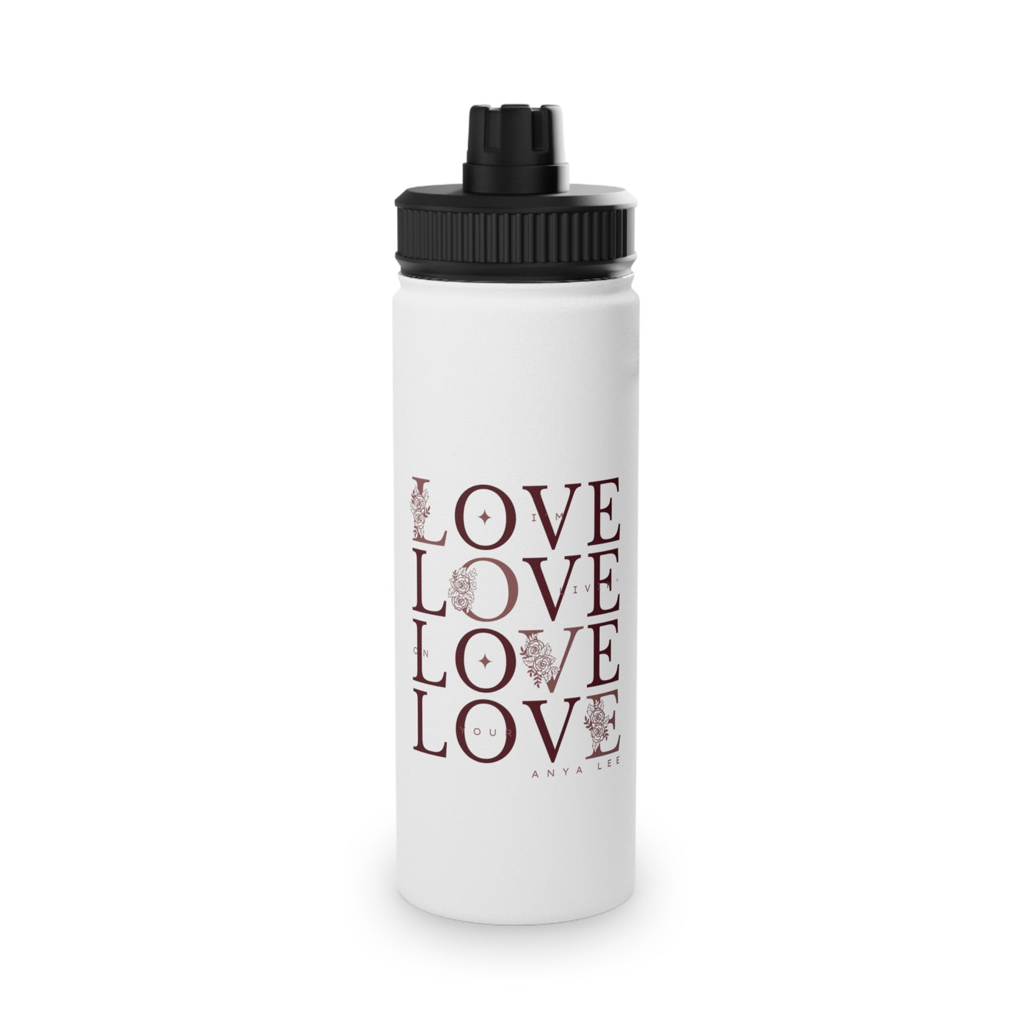 LOYL Steel Water Bottle with Sports Lid | Perfect for Hydration, Fitness, Gym, Outdoors, Travel, Gift Ideas