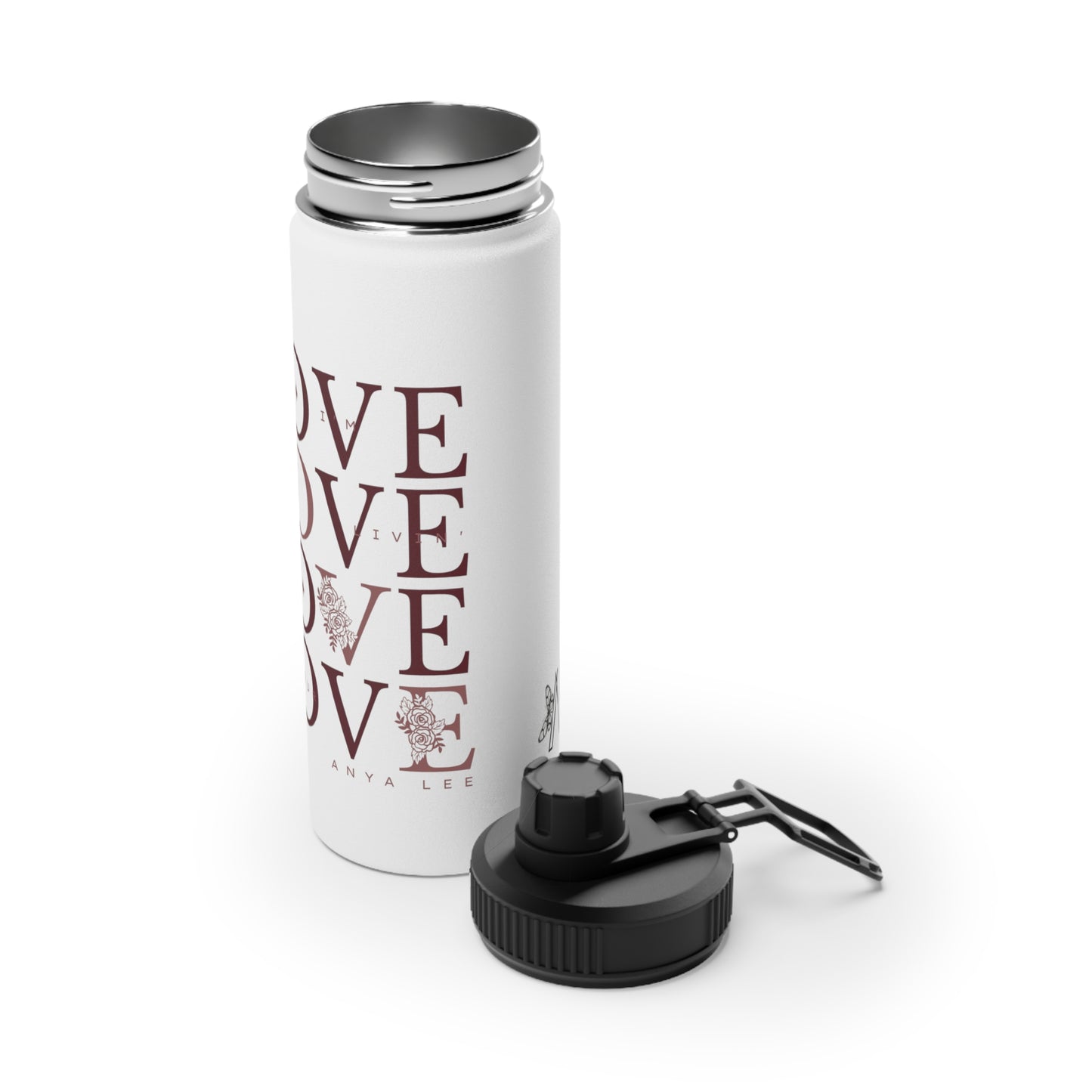 LOYL Love Stainless Steel Water Bottle