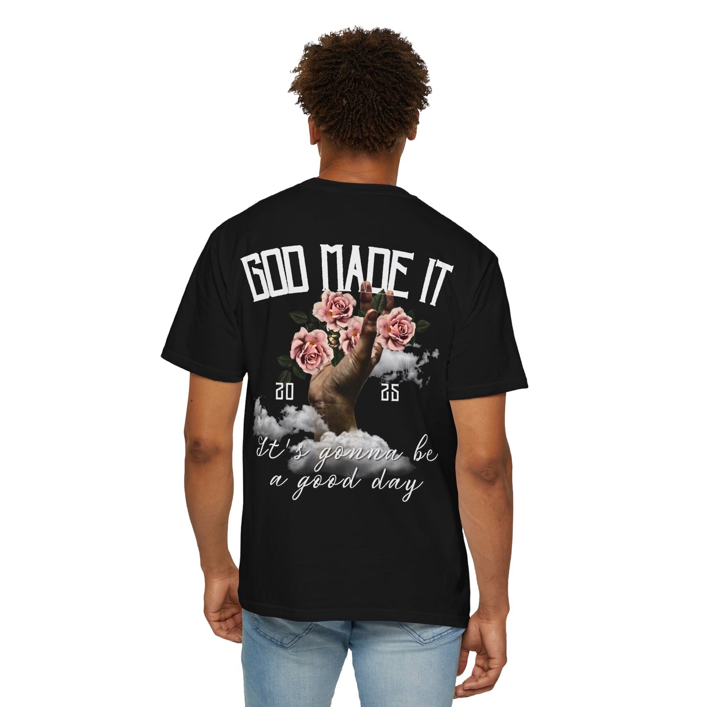 God Made It Inspirational Floral T-Shirt