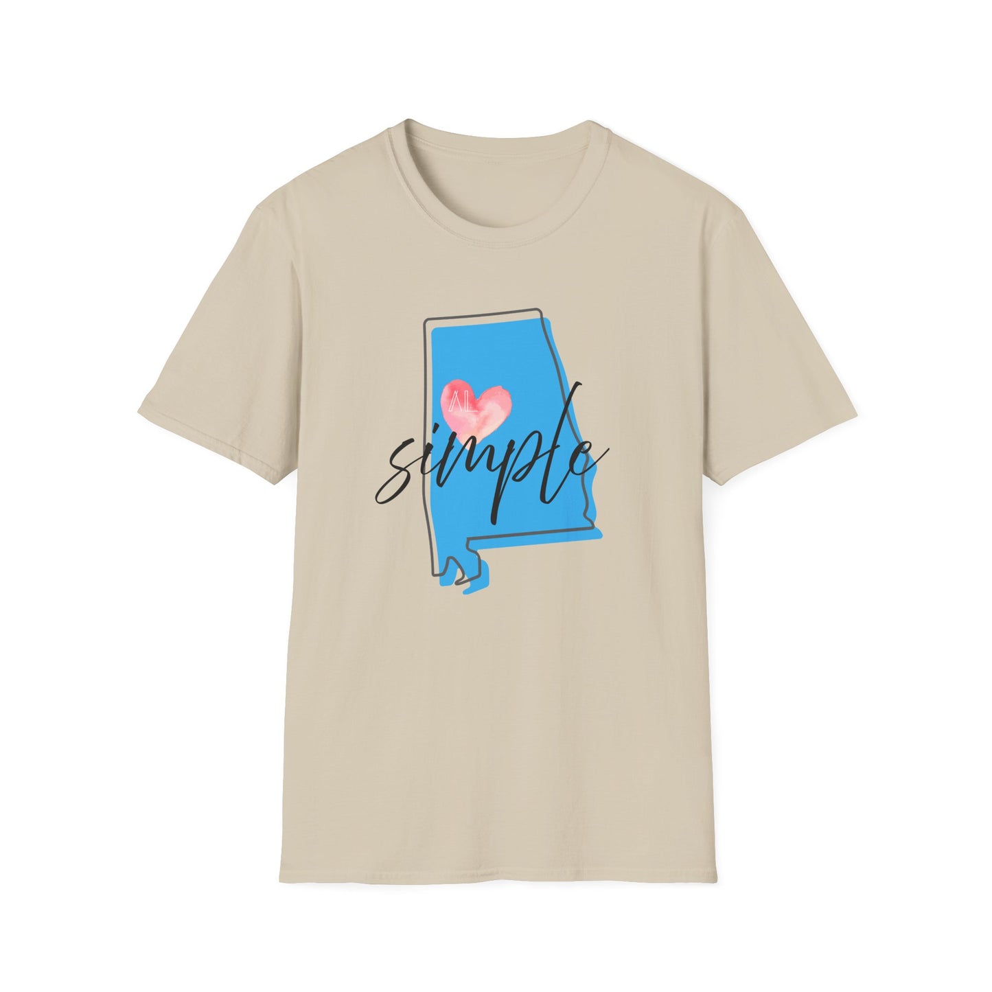 Simple, Alabama Love, Softstyle T-Shirt