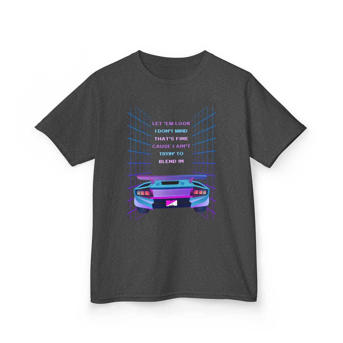 Retro Cyberpunk Kids Tee, God Made It