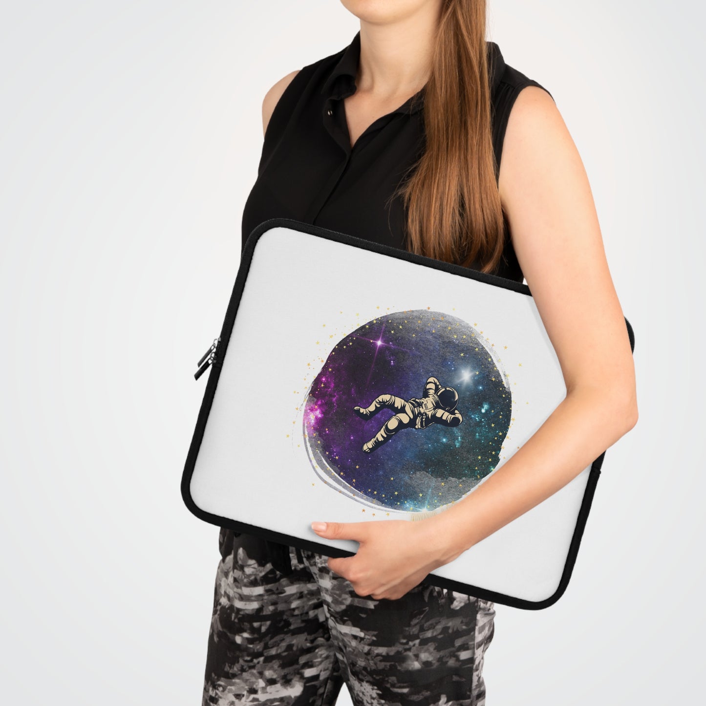 Floating Astronaut L.O.Y.L. Laptop Sleeve