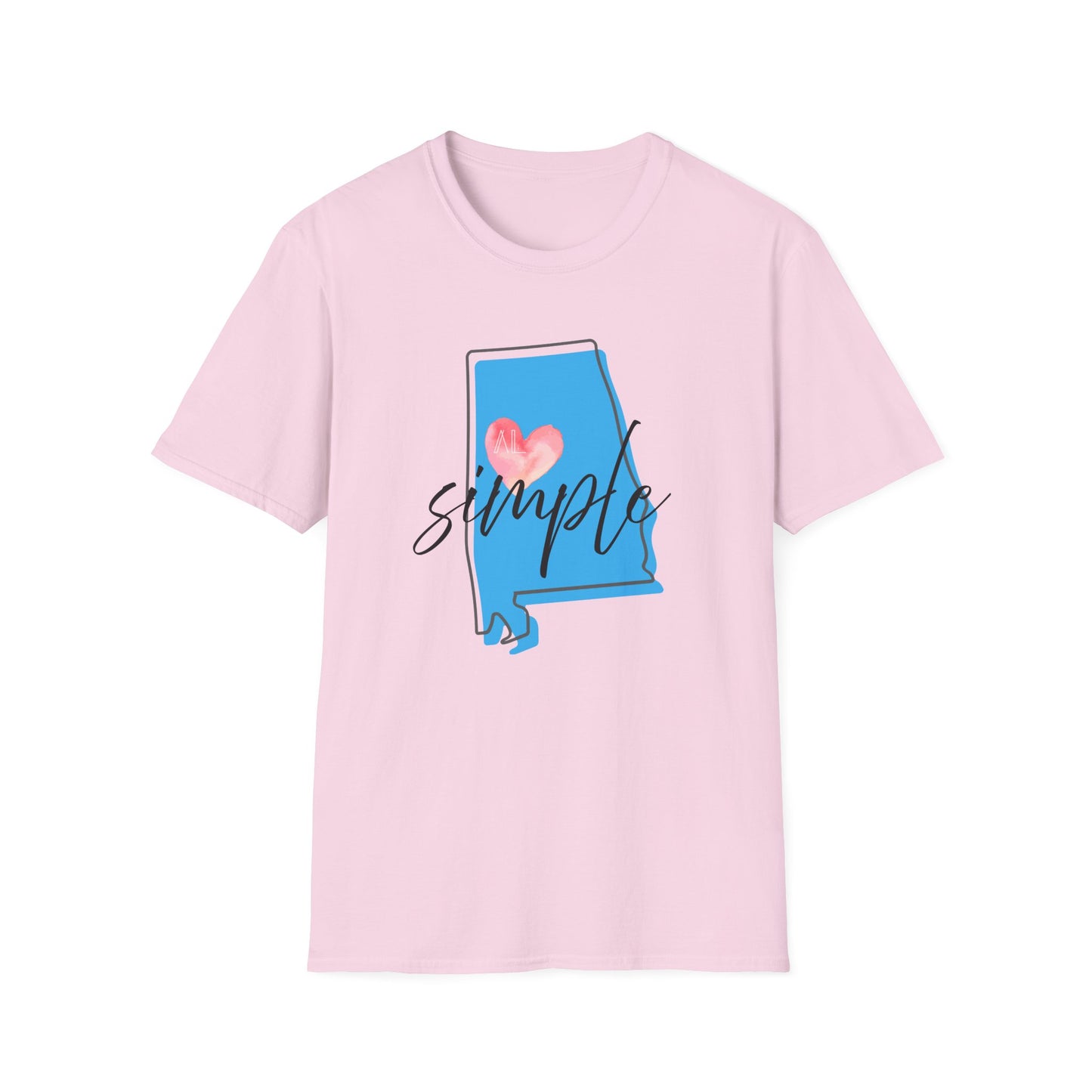 Simple, Alabama Love, Softstyle T-Shirt