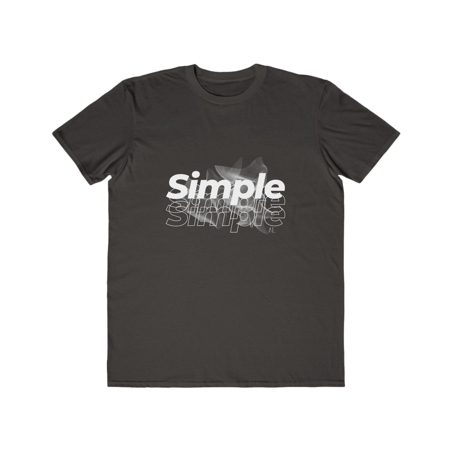 Men's Lightweight Fashion Tee - 'Simple' Graphic Tee for Casual Style
