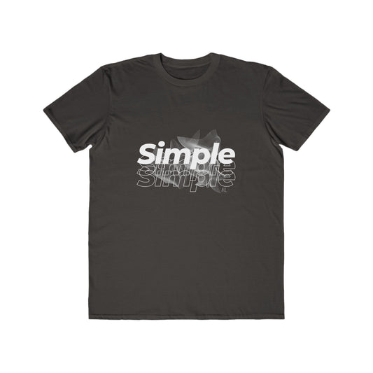 Men's Lightweight Fashion Tee - 'Simple' Graphic Tee for Casual Style
