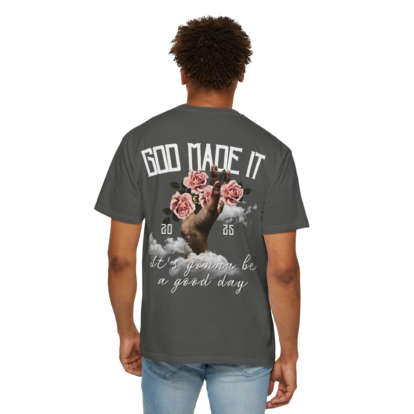 God Made It Inspirational Floral T-Shirt