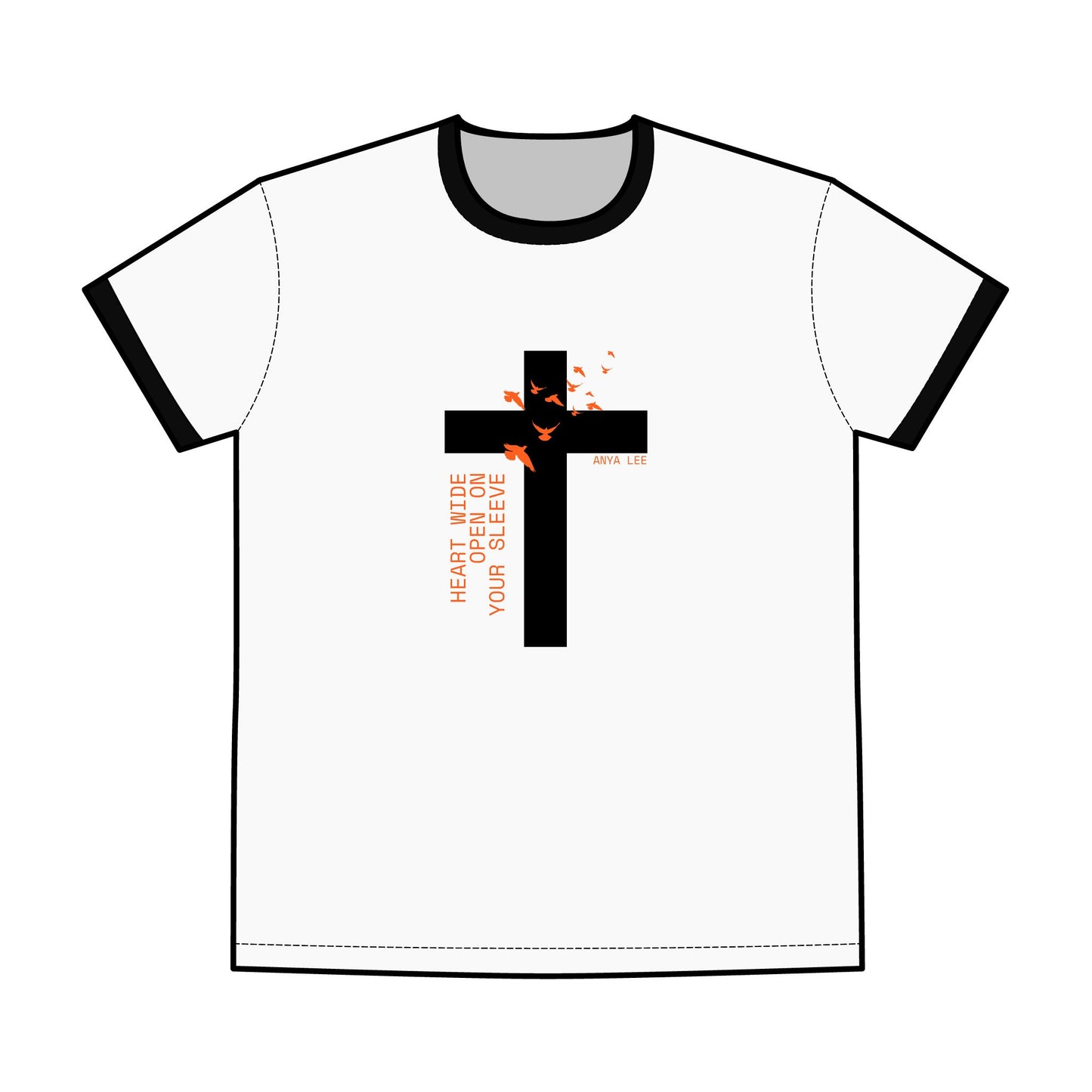 Men's Inspirational You're the One Ringer Tee