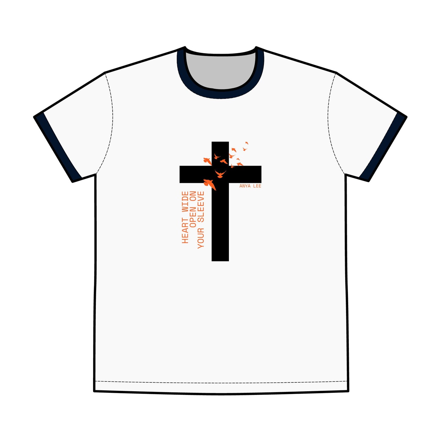 Men's Inspirational You're the One Ringer Tee