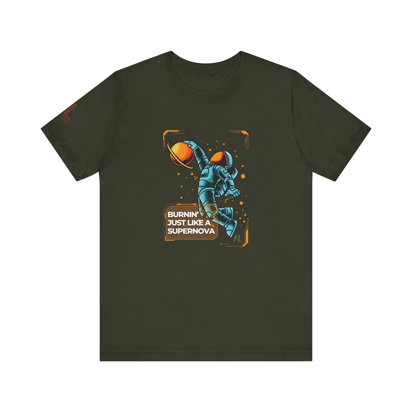 Dunking Astronaut Supernova - Unisex Short Sleeve Shirt