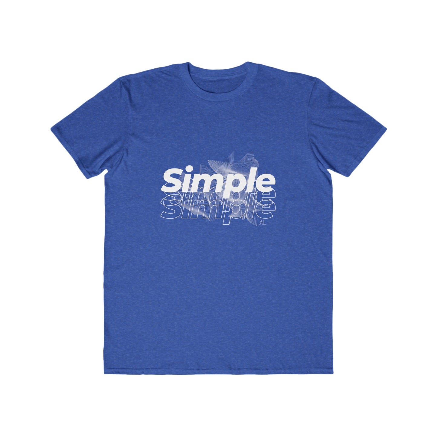 Men's Lightweight Fashion Tee - 'Simple' Graphic Tee for Casual Style