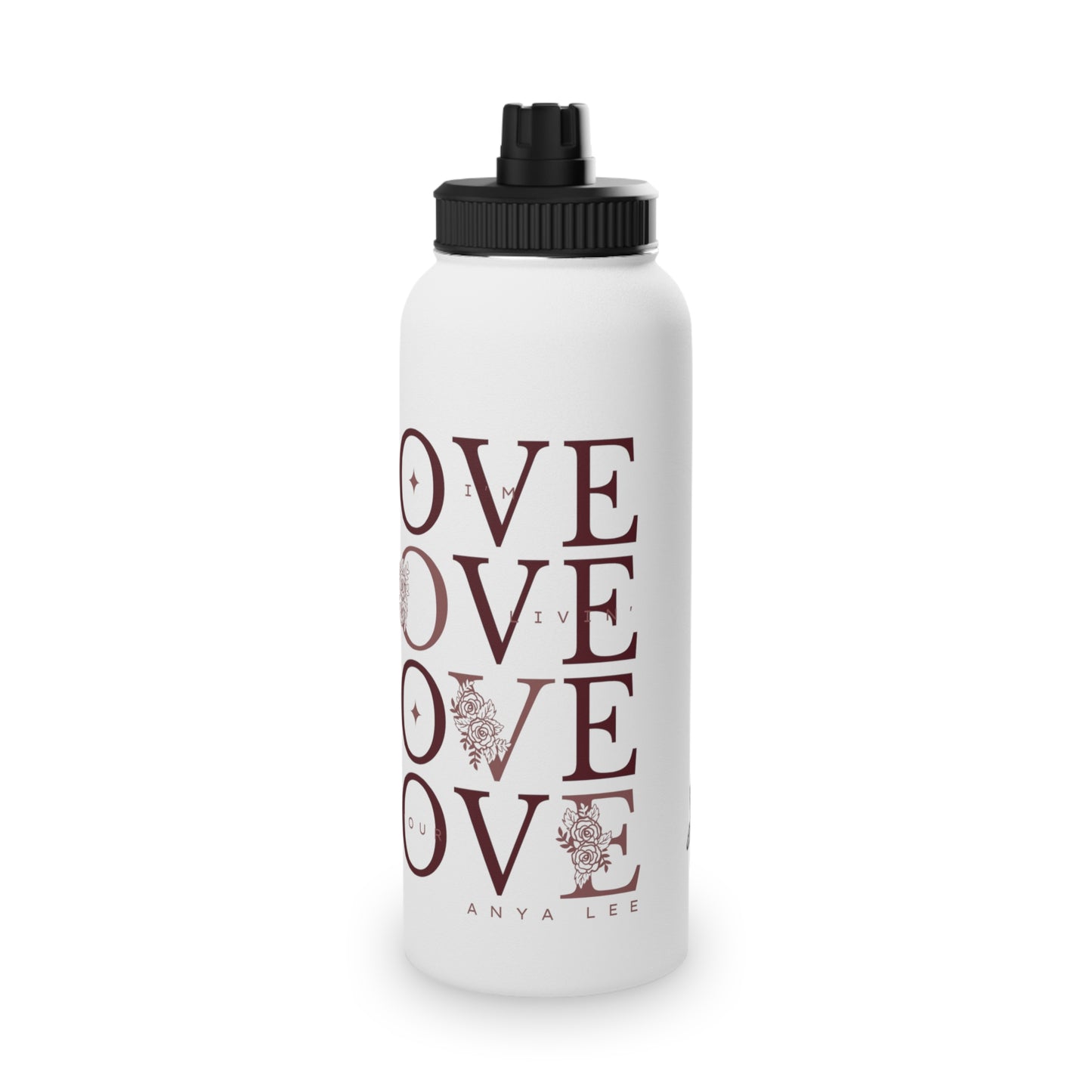 LOYL Love Stainless Steel Water Bottle