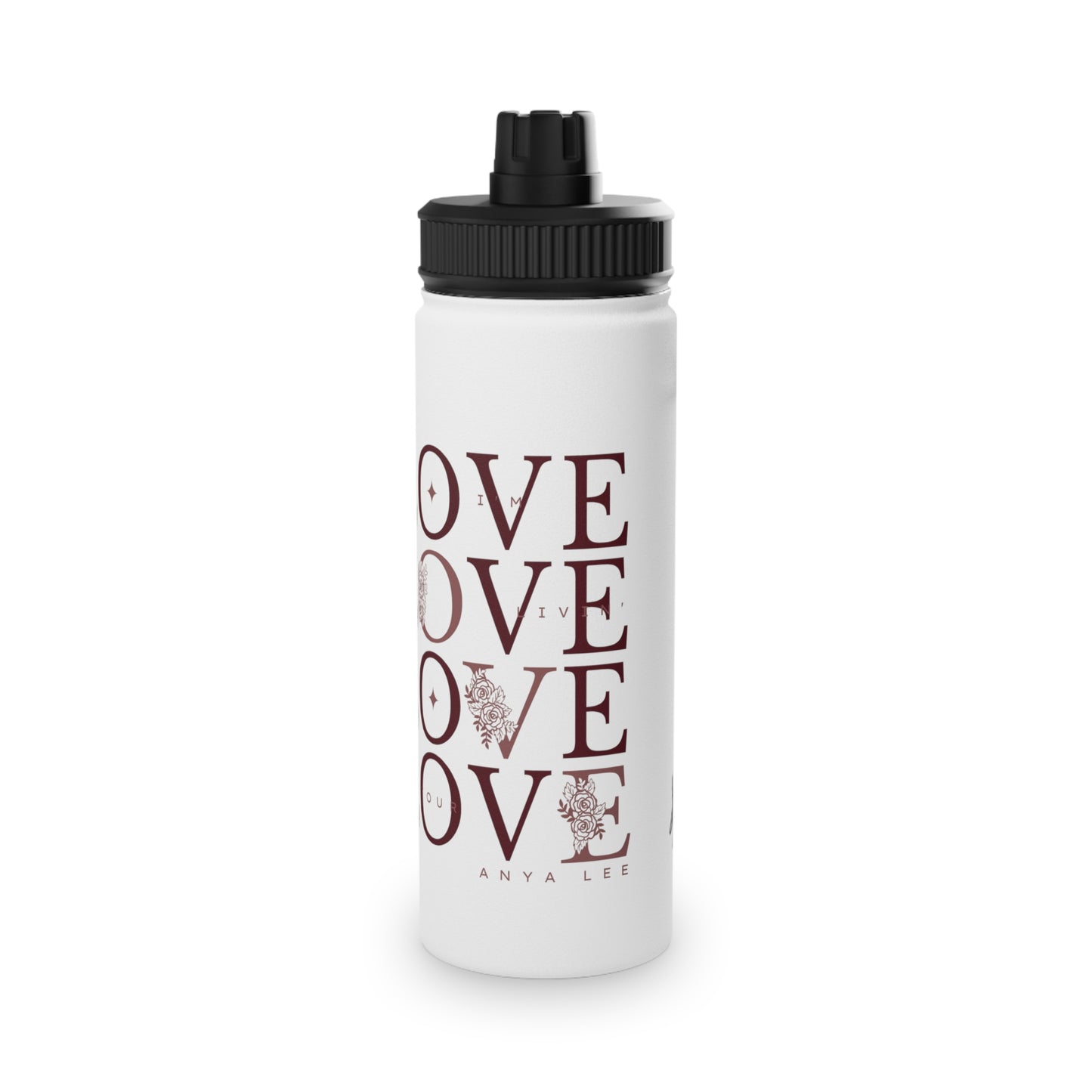 LOYL Love Stainless Steel Water Bottle